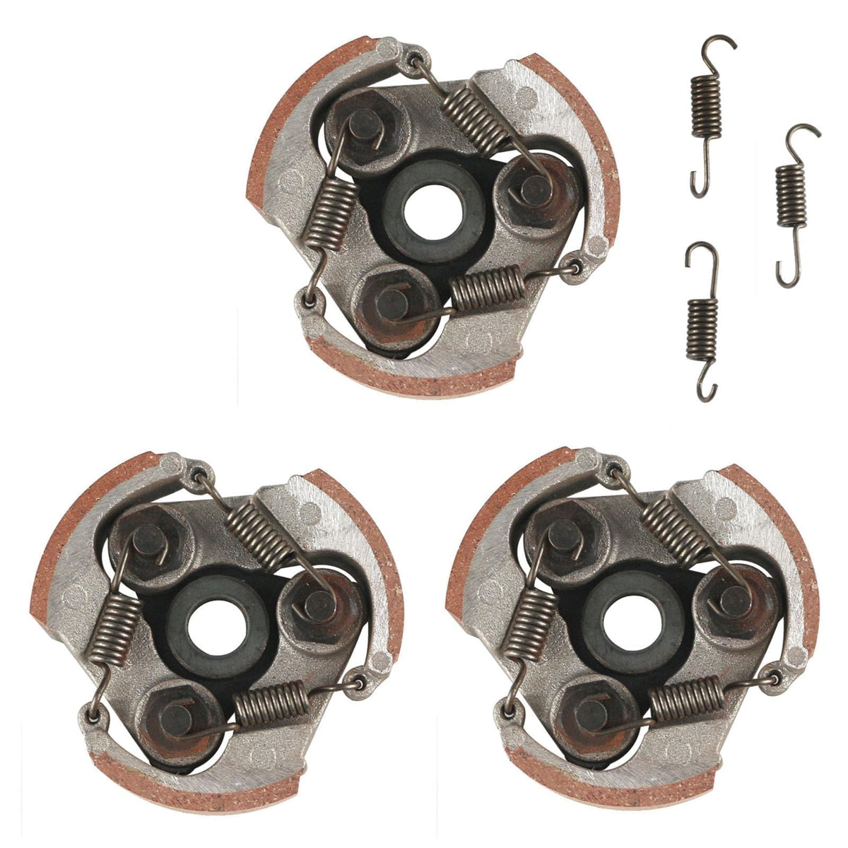 PRO BAT 3Pcs 3 Shoes Centrifugal Clutch Pad for 2 Stroke 43cc 47cc 49cc Pocket Mini PIT Quad Dirt Bike ATV