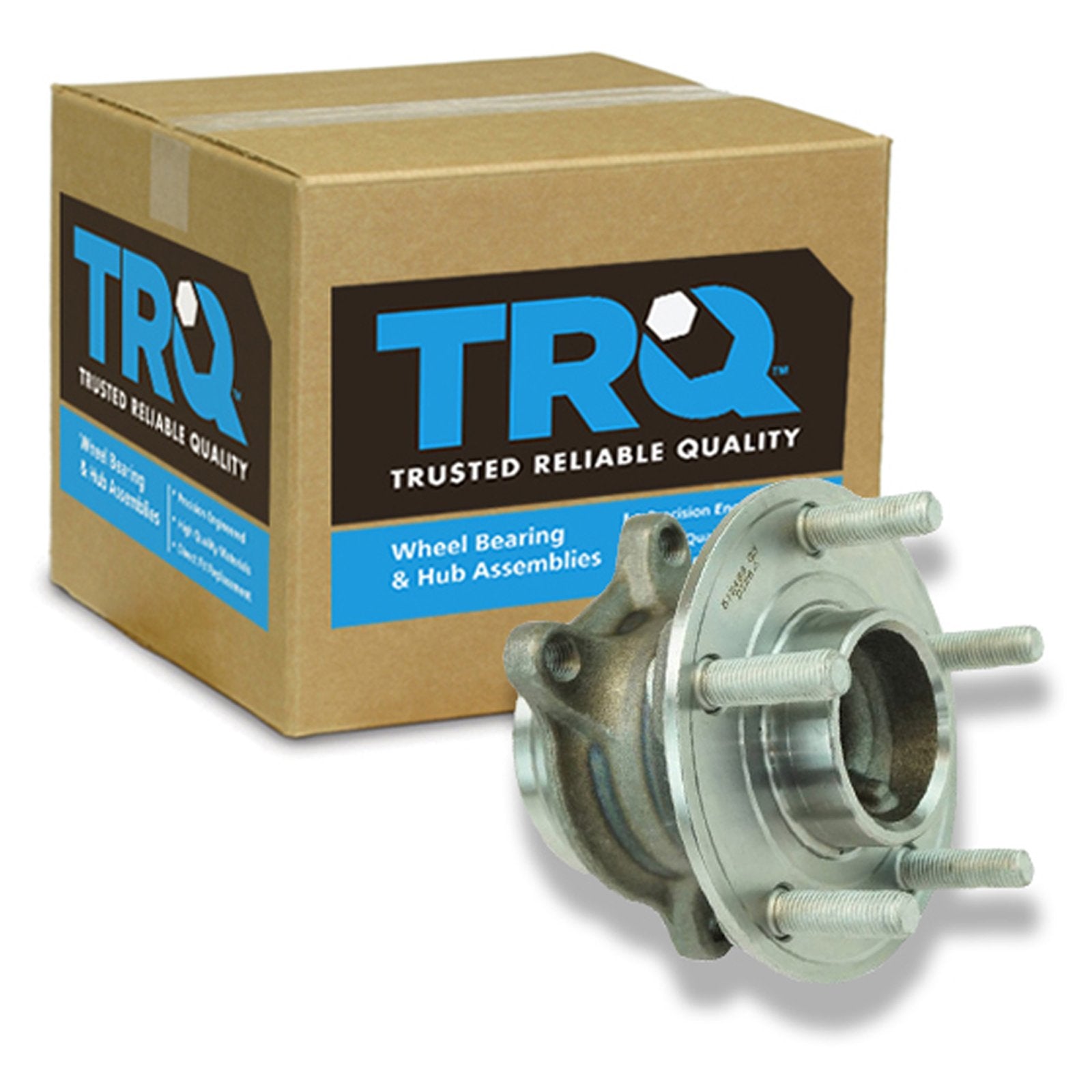 Trq Rear Left Right Wheel Hub Bearing Assembly Driver Passenger Side Compatible With 2012-2018 Ford Focus