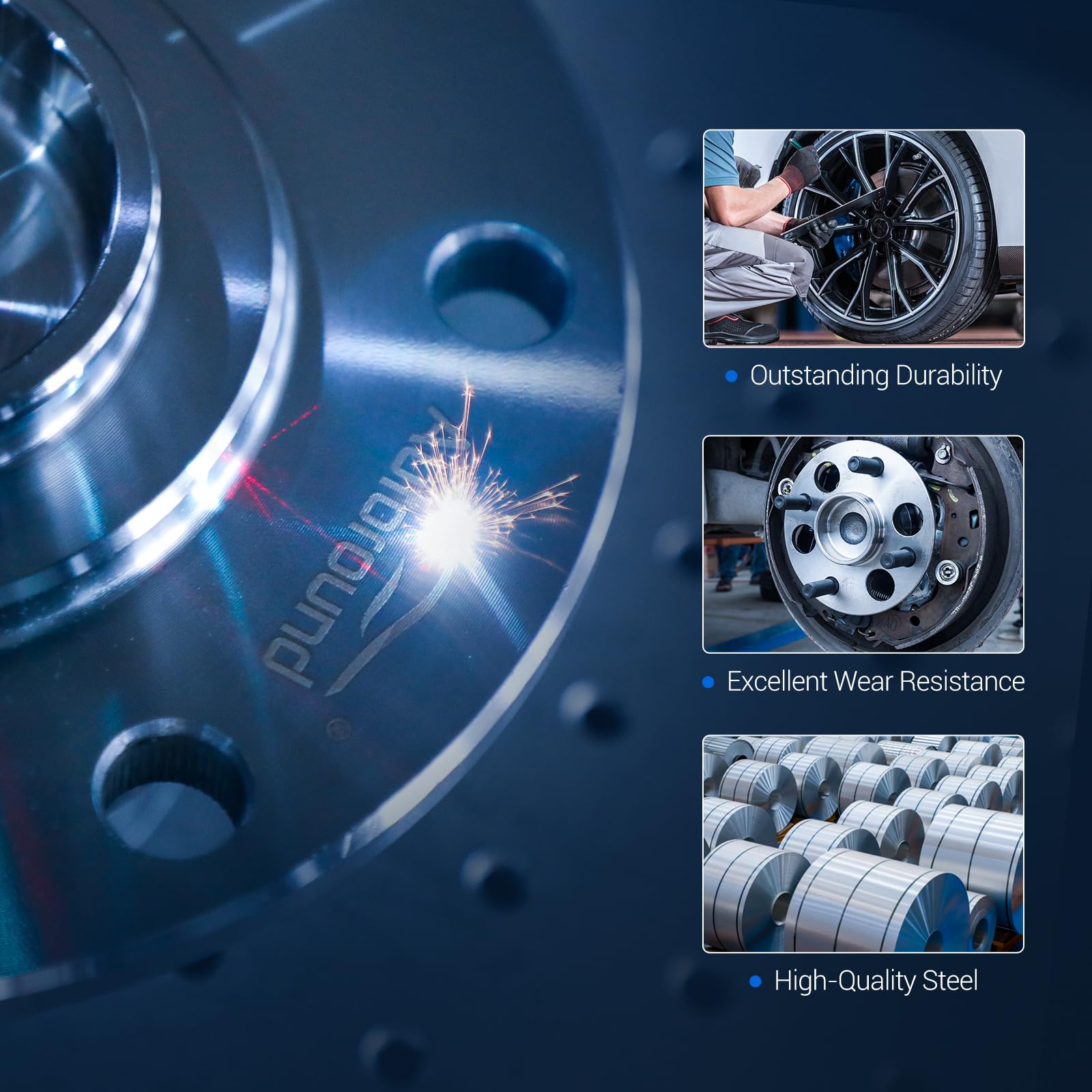 Autoround 513214 Front Wheel Bearing Hub Assembly Fit For Chevy Malibu 04-12, Cobalt/Hhr 08-10, Pontiac G6 05-10, Saturn Aura 07