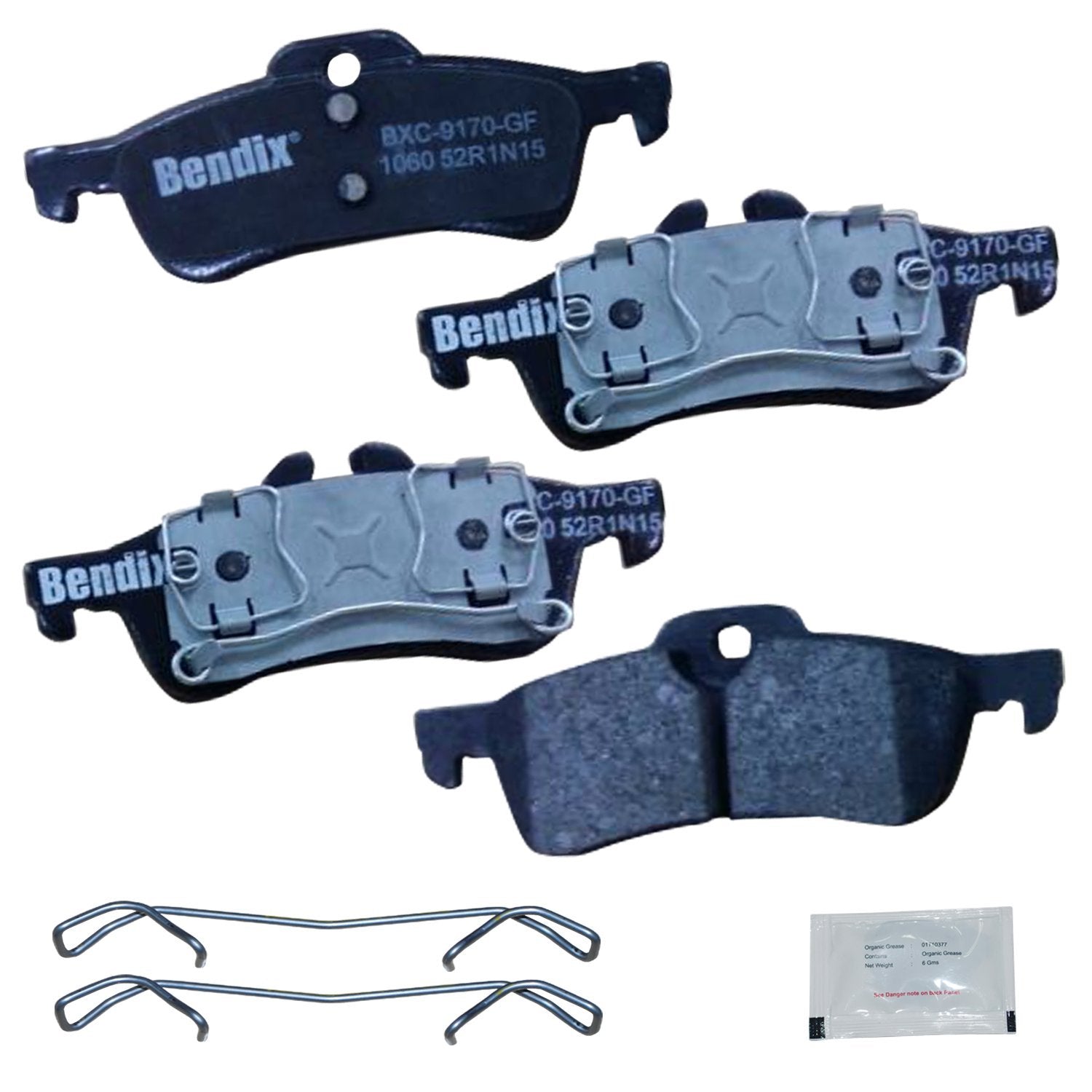 Bendix Priority1 Cfc1060 Ceramic Rear Brake Pads For Mini Cooper 2008-2002