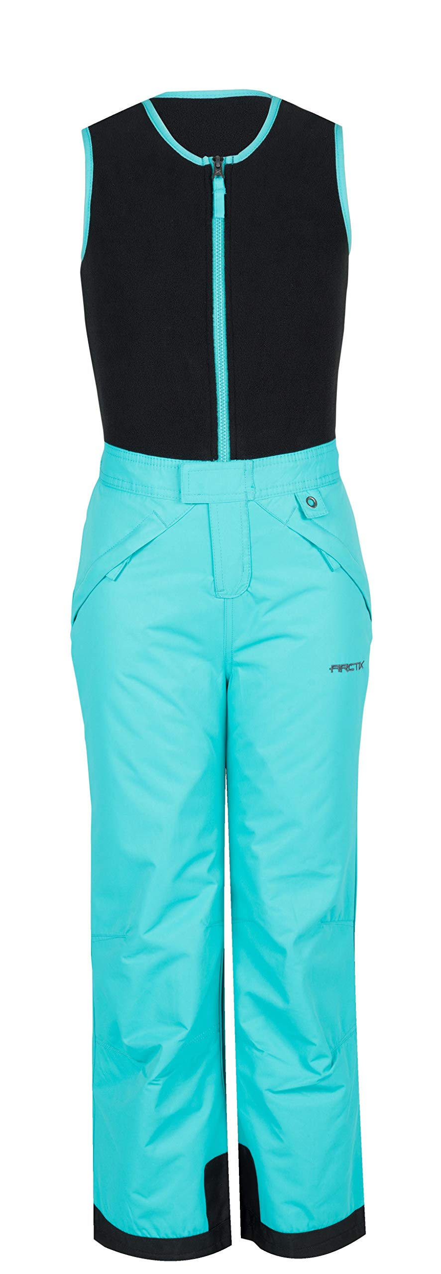 Arctix Kids Limitless Fleece Top Bib Overalls, Bluebird, Medium Husky