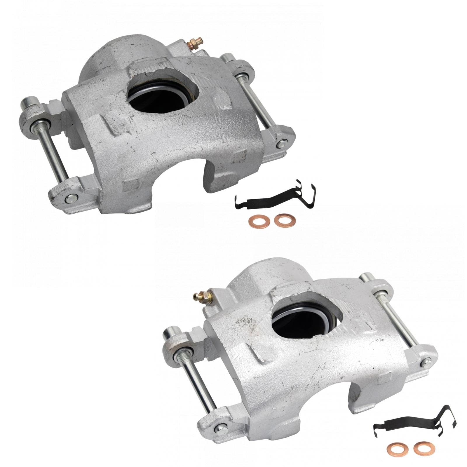 Trq Front Brake Caliper Set Compatible With 78-96 Buick Cadillac 78-02 Chevrolet 79-02 Gmc 78-89 Oldsmobile 78-87 Pontiac