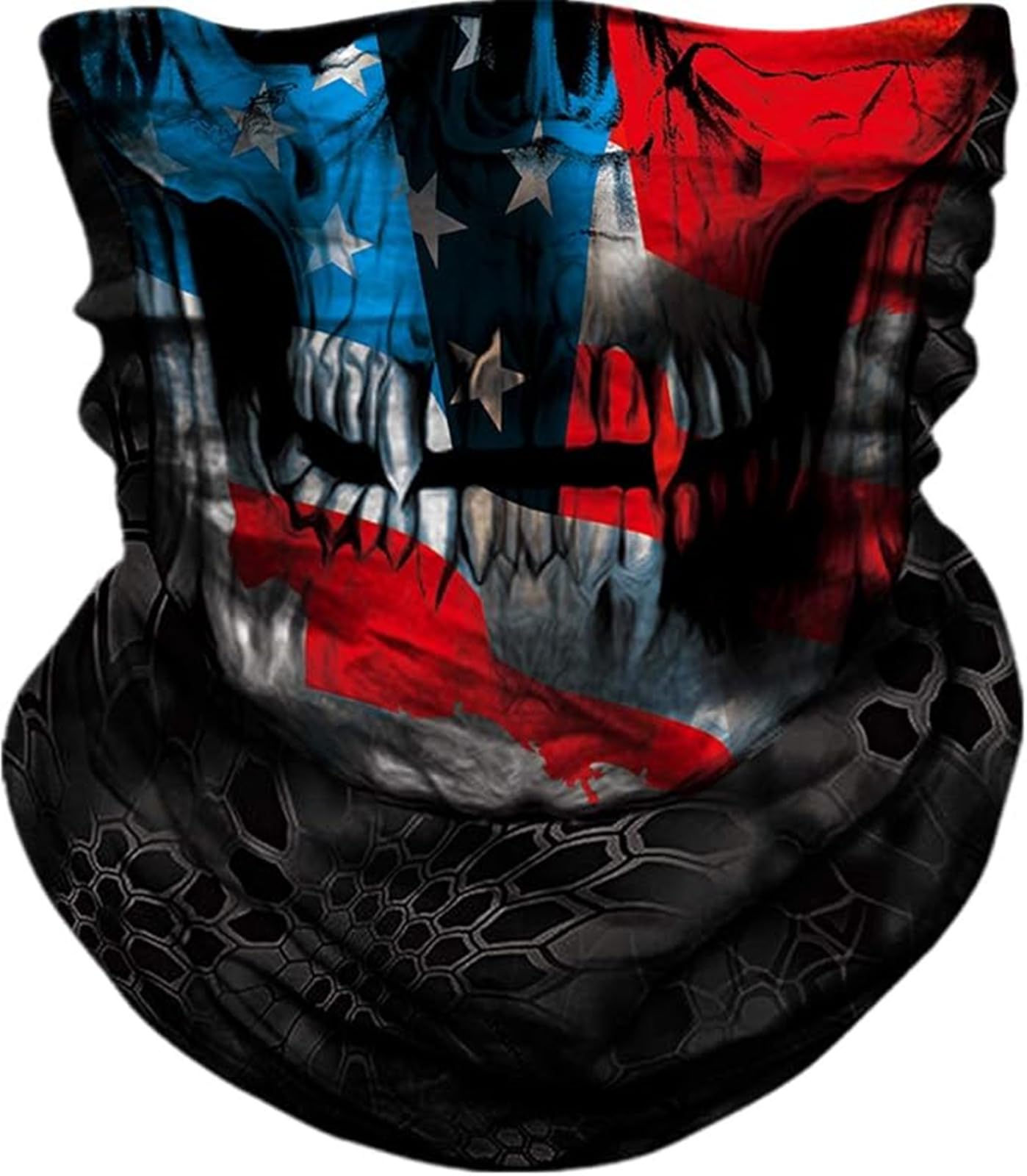 WYSUMMER Scarves Bandanas Skull Face Tube Headband, Gaiter Head Wrap Balaclava Magic Scarf Motorcycle Multi Function Headwear (s