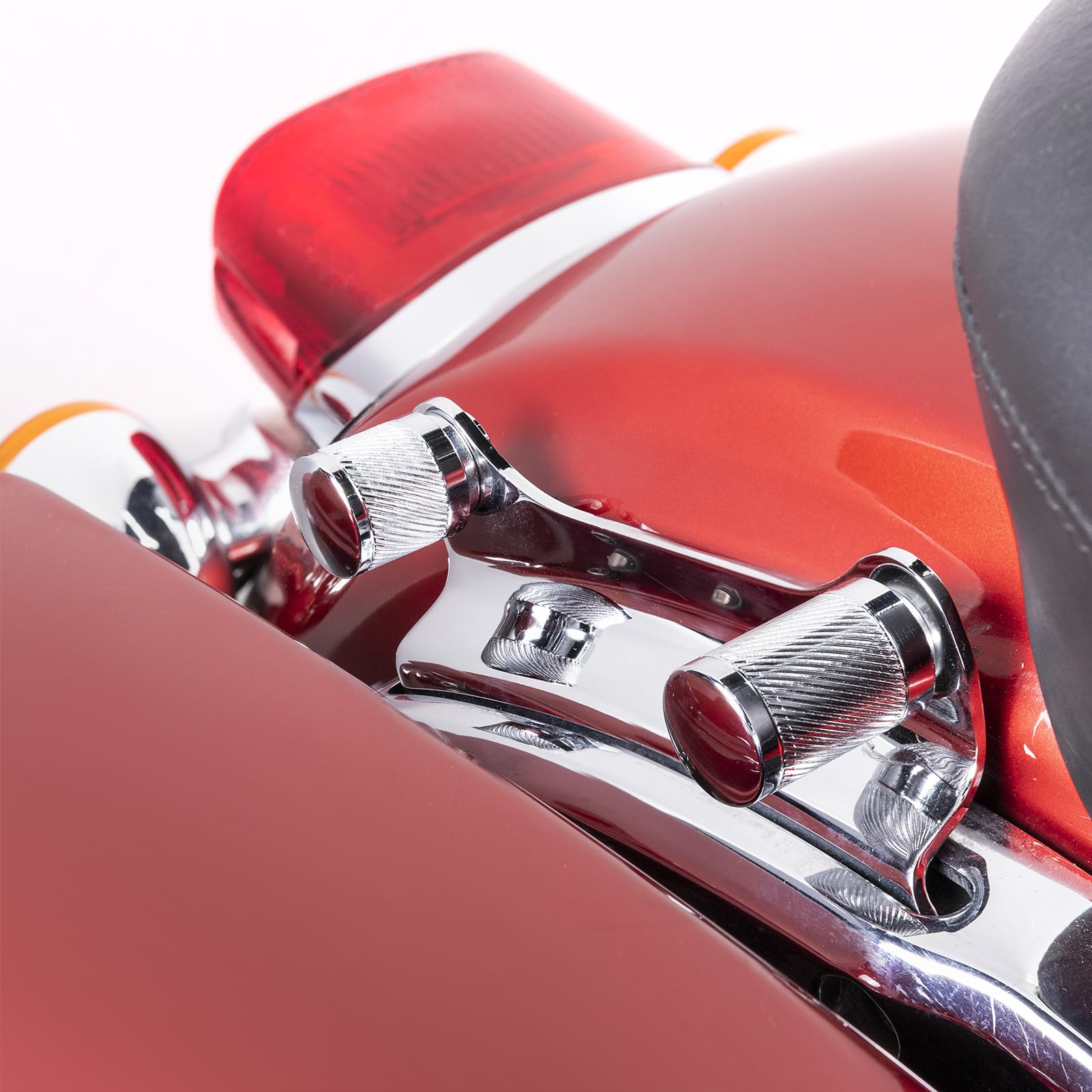 Mofun Rack Docking 4 Point Magnet Caps Covers for Tour Pack Luggage Rack Hardware Kit Compatible with Harley Touring Street Road