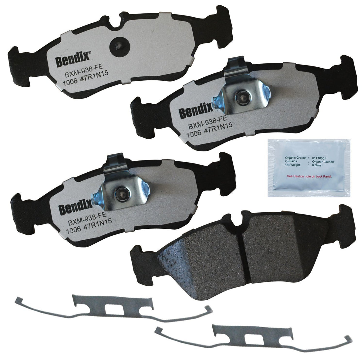 Bendix Fleet Metlok Mkd1006Fm Semi-Metallic Rear Brake Pads For Dodge Sprinter 2500 2006-2003, Sprinter 3500 2006-2003, Freightl
