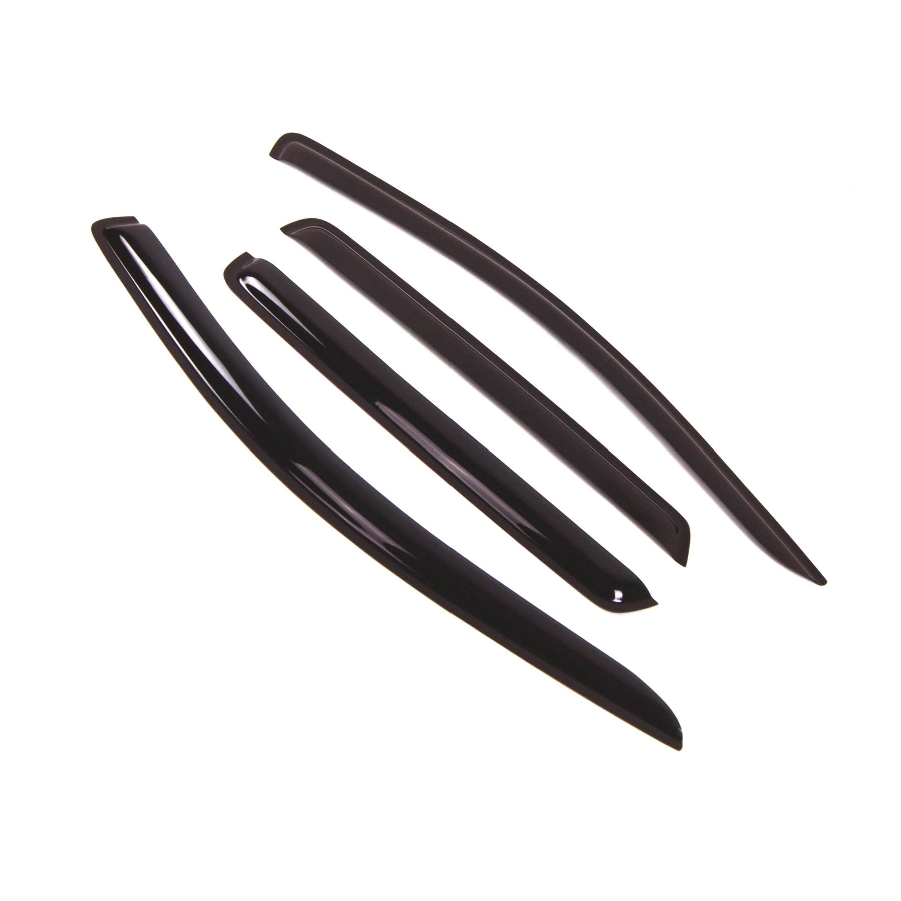 Tuningpros Outside Mount Window Vent Visors Rain Guards Compatible With Dodge Journey 2008-2016 | Side Window Wind Deflectors Ra