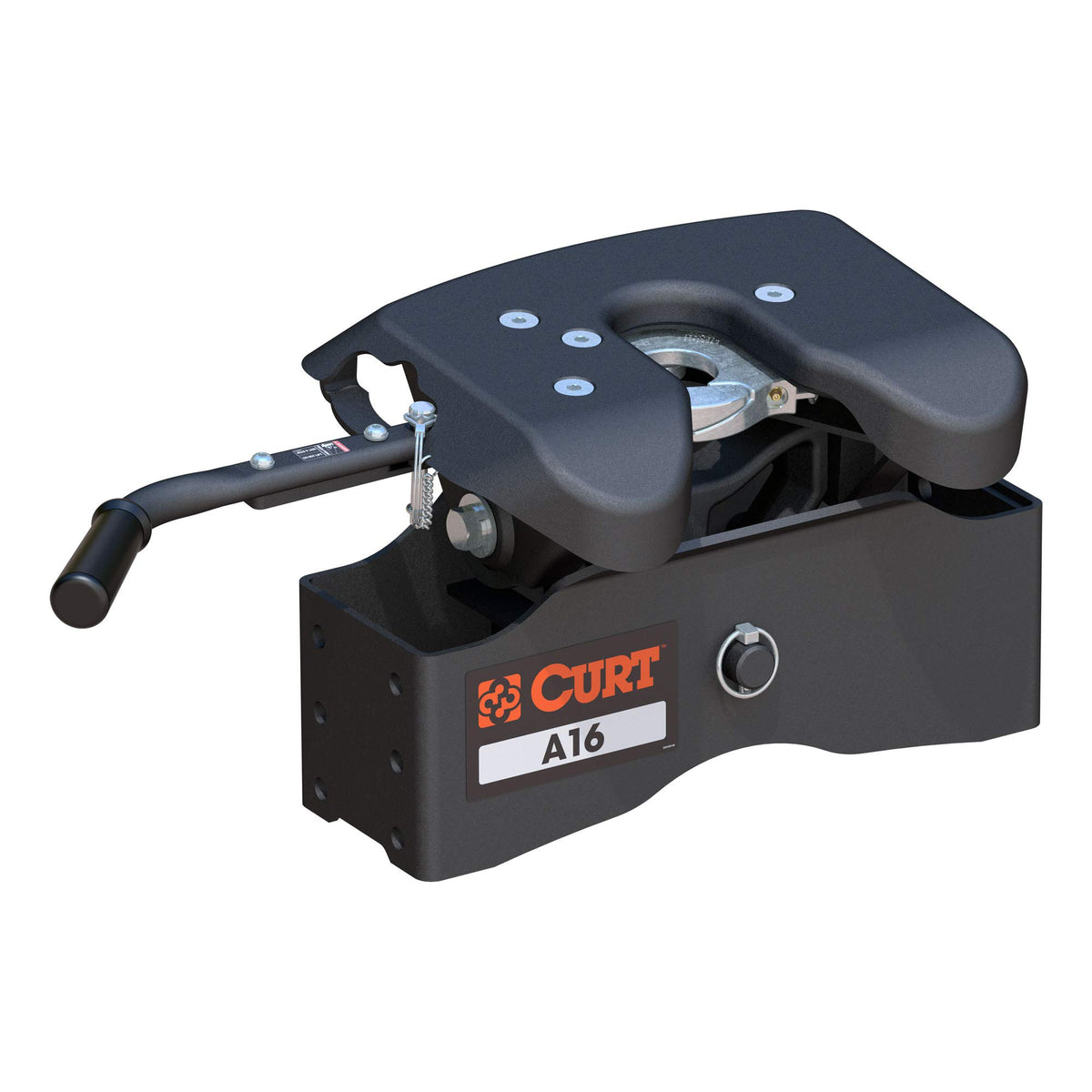 CURT 16520 A16 5th Wheel Hitch Head Only, Legs or Roller Required, 16,000 lbs