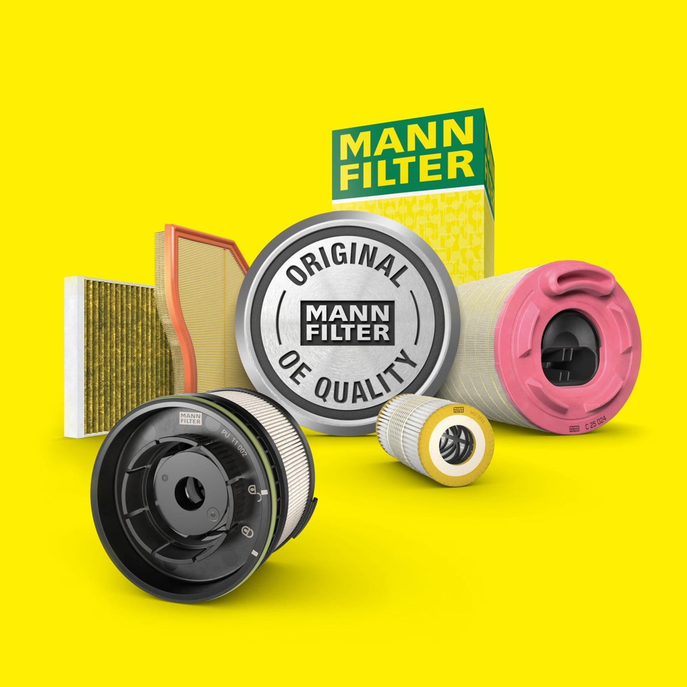 Mann Filter C 1337 Air Filter - Paper Material, High Efficiency for Optimal Engine Performance