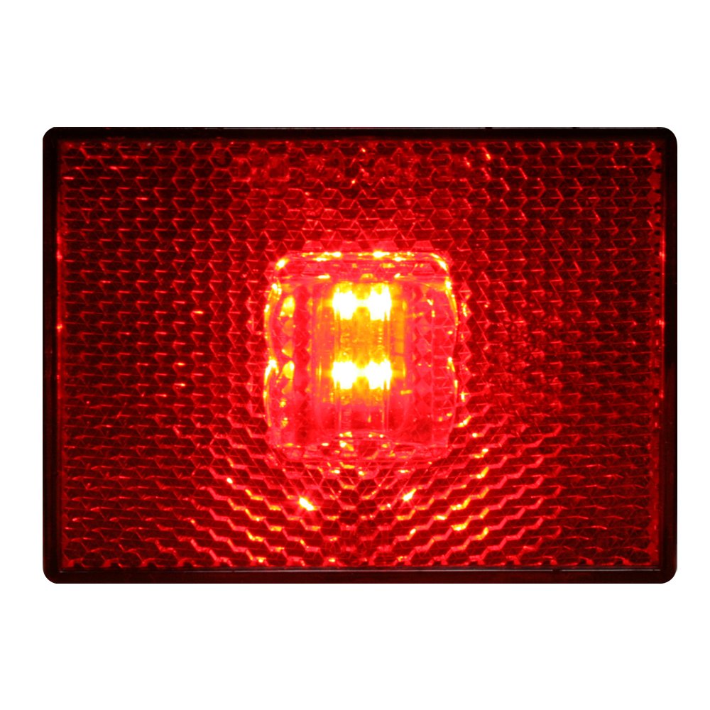 Grand General 78381 Red Sealed 4-LED Marker and Clearance Light