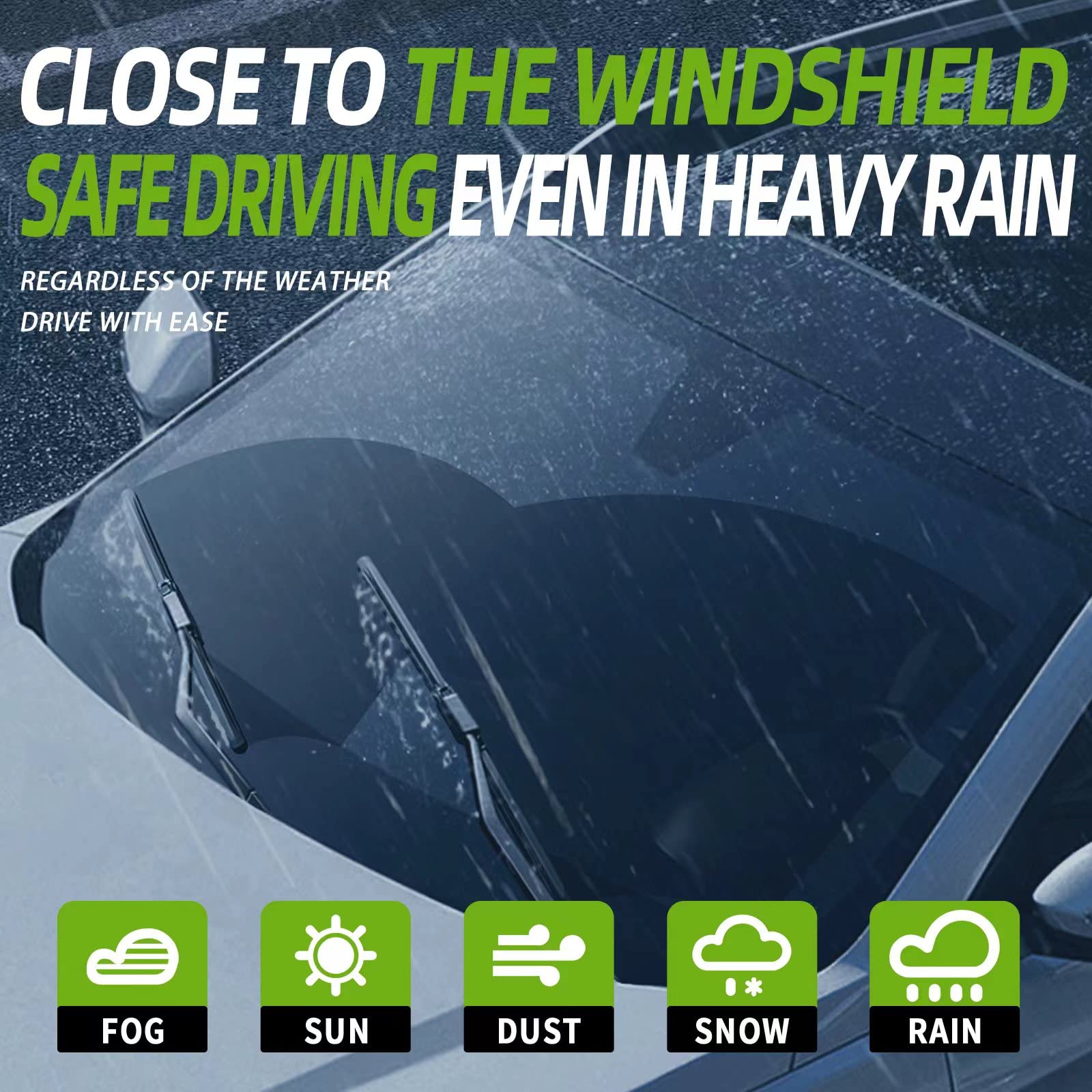 Parrati High Performance Premium All-Season Automotive Windshield Wipers With Rear Wiper Blades Replacement For 2019-2024 Forest