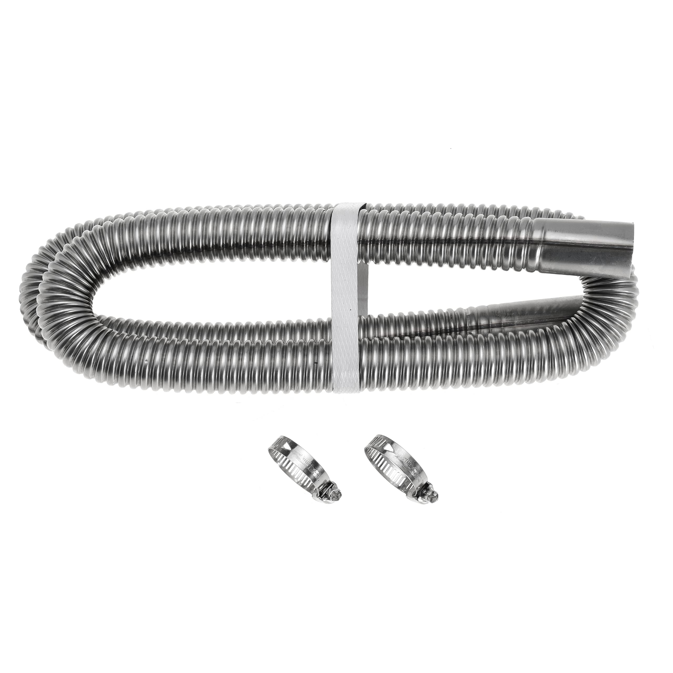 120cm 1 inch Heater Exhaust Pipe Generator Exhaust Extension Fuel Tank Gas Vent Hose with Clamps