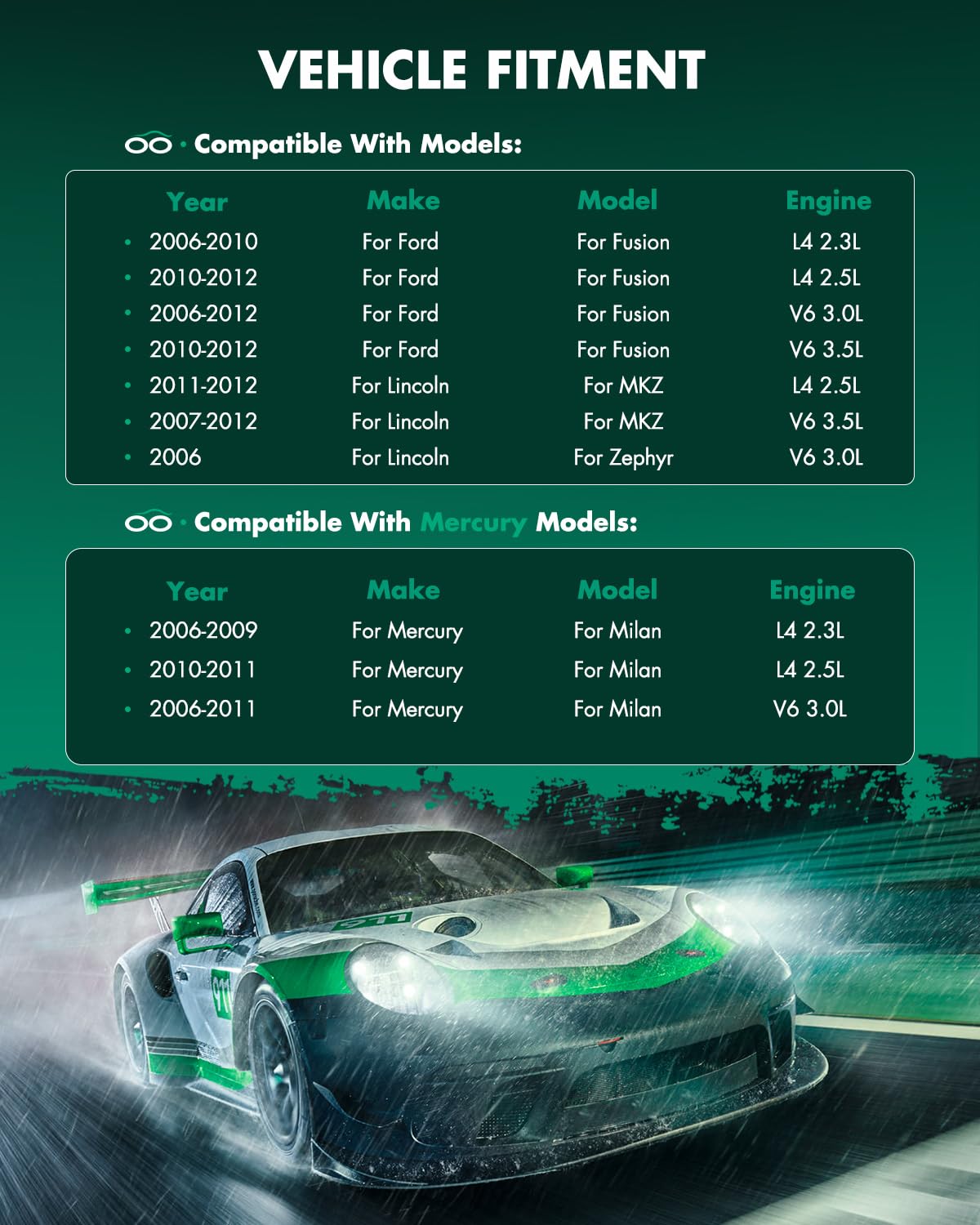 Scitoo Rear Brake Calipers With Bracket 18B5002 18B5003 Fit For Ford For Fusion 06-12 For Lincoln Mkz 07-12 For Lincoln Zephyr 0