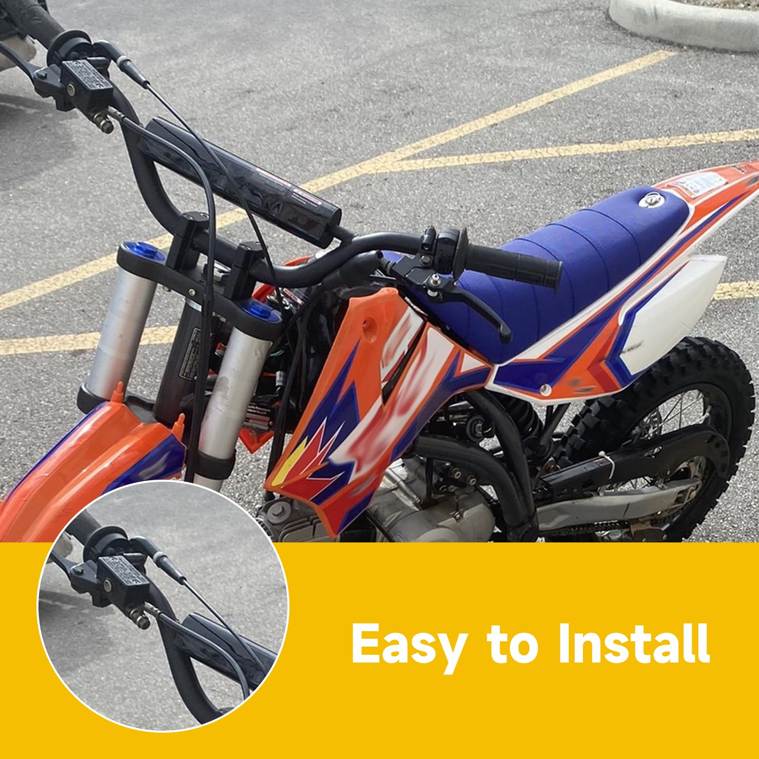 Hiaors 35.43'' Throttle Cable Compatible With Ssr 125 110Cc 90Cc 70Cc Baja Dirt Runner Apollo Rfz Tao Tao Db14 Db17 Coolster Qg-