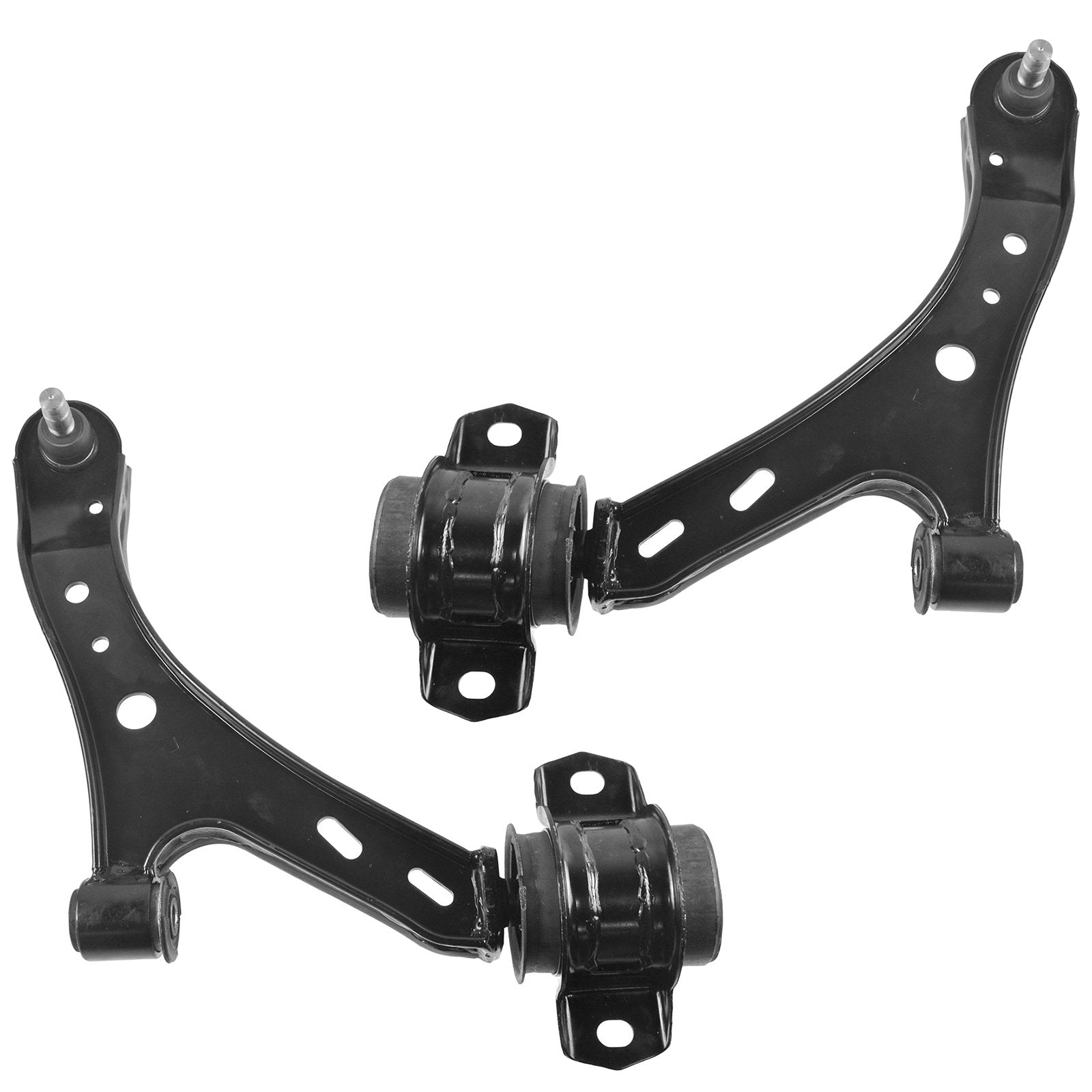 Trq Front Lower Control Arm With Ball Joint Set Driver & Passenger Side Lower Compatible With 2005-2010 Ford Mustang