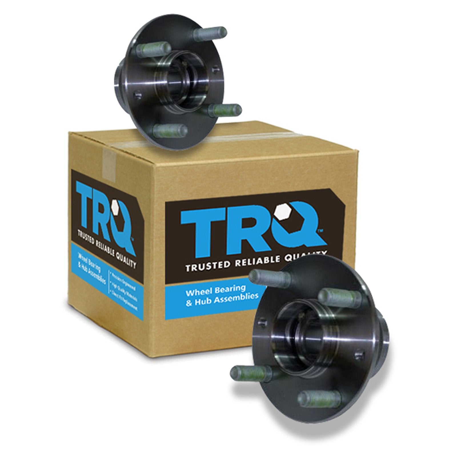 Trq Front Wheel Hub Bearings Assembly Set Compatible With 1991-2005 Mazda Miata