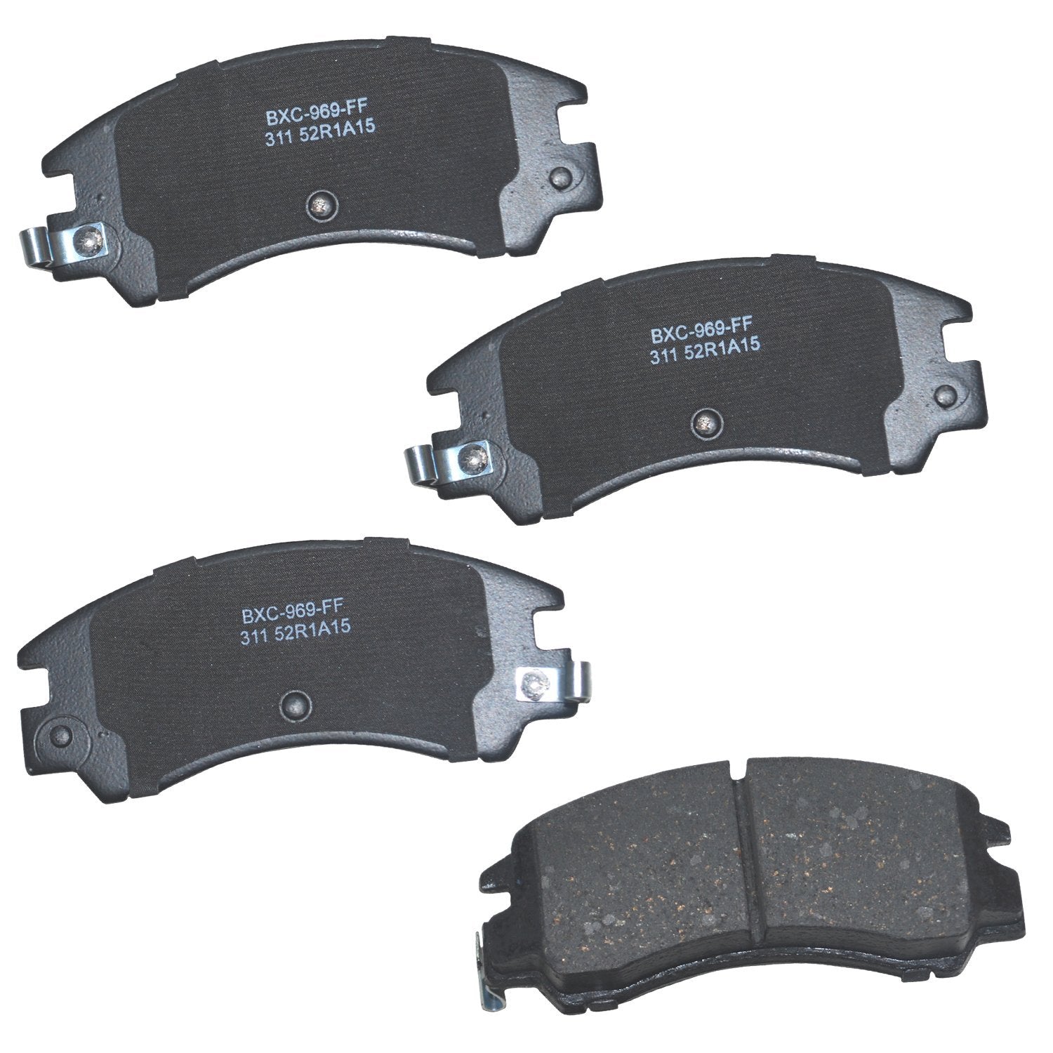 Bendix Premium Sbc311 Ceramic Front Brake Pads For Subaru Dl 1989-1985, Gl 1989-1985, Gl-10 1989-1985, Loyale 1994-1990, Rx 1989