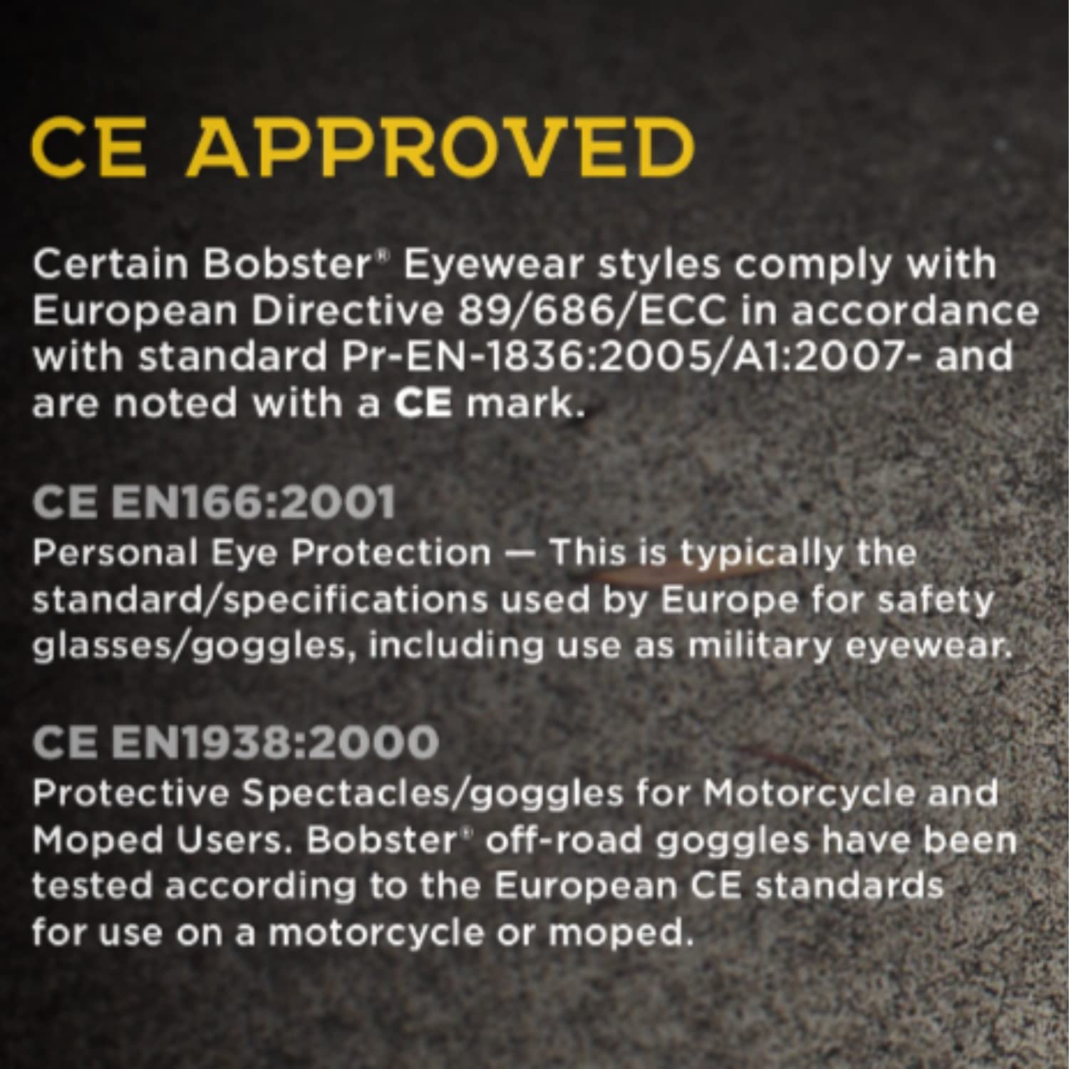 Bobster  Diesel, Gloss Black Frame, Smoked, Yellow & Clear Lens