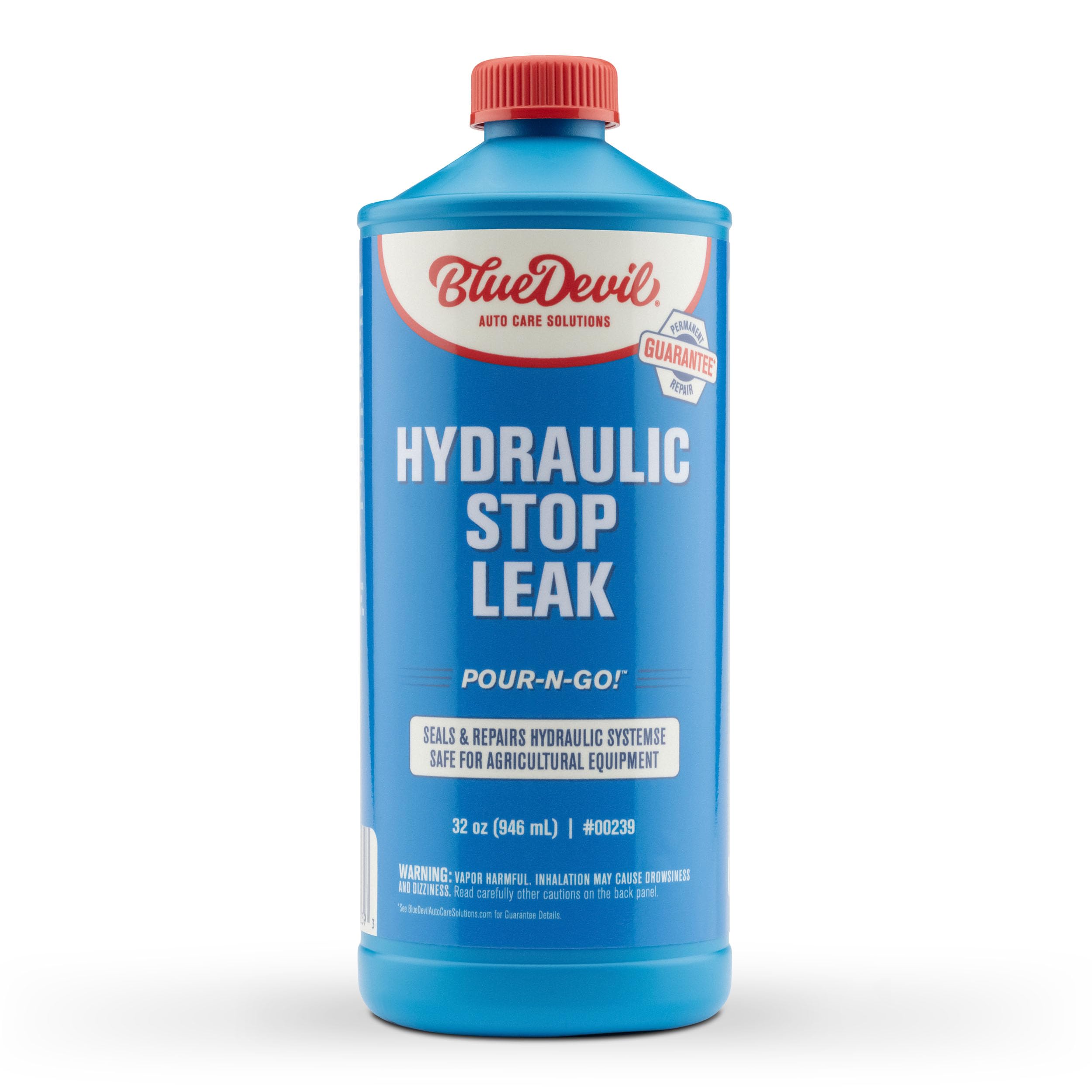 BlueDevil Hydraulic Stop Leak - 32 oz | Restores Seals & Stops Leaks in Hydraulic Systems | Safe for Pumps, Cylinders & Valves