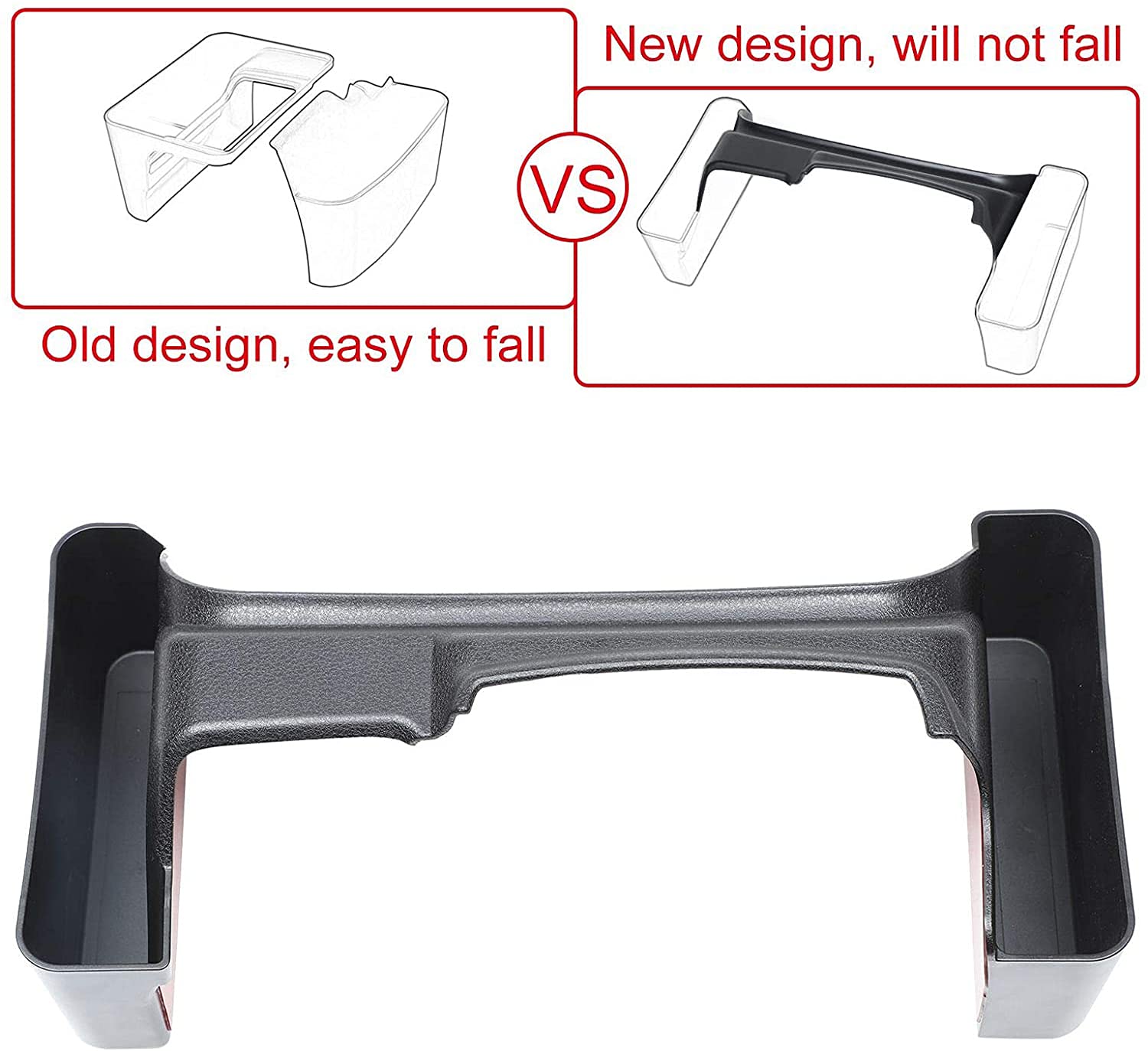 JWWY Update Gear Tray for 2018-2024+ Jeep Wrangler JL JLU & Gladiator JT Gear Shift Shifter Storage Box Center Console Compartme