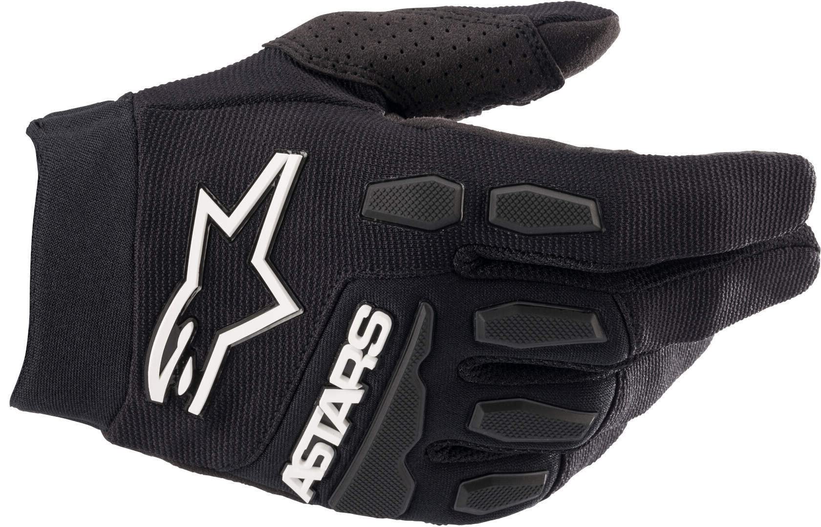 Alpinestars Youth Full Bore Gloves Black/White 2Xs (3543622-10-XXS)