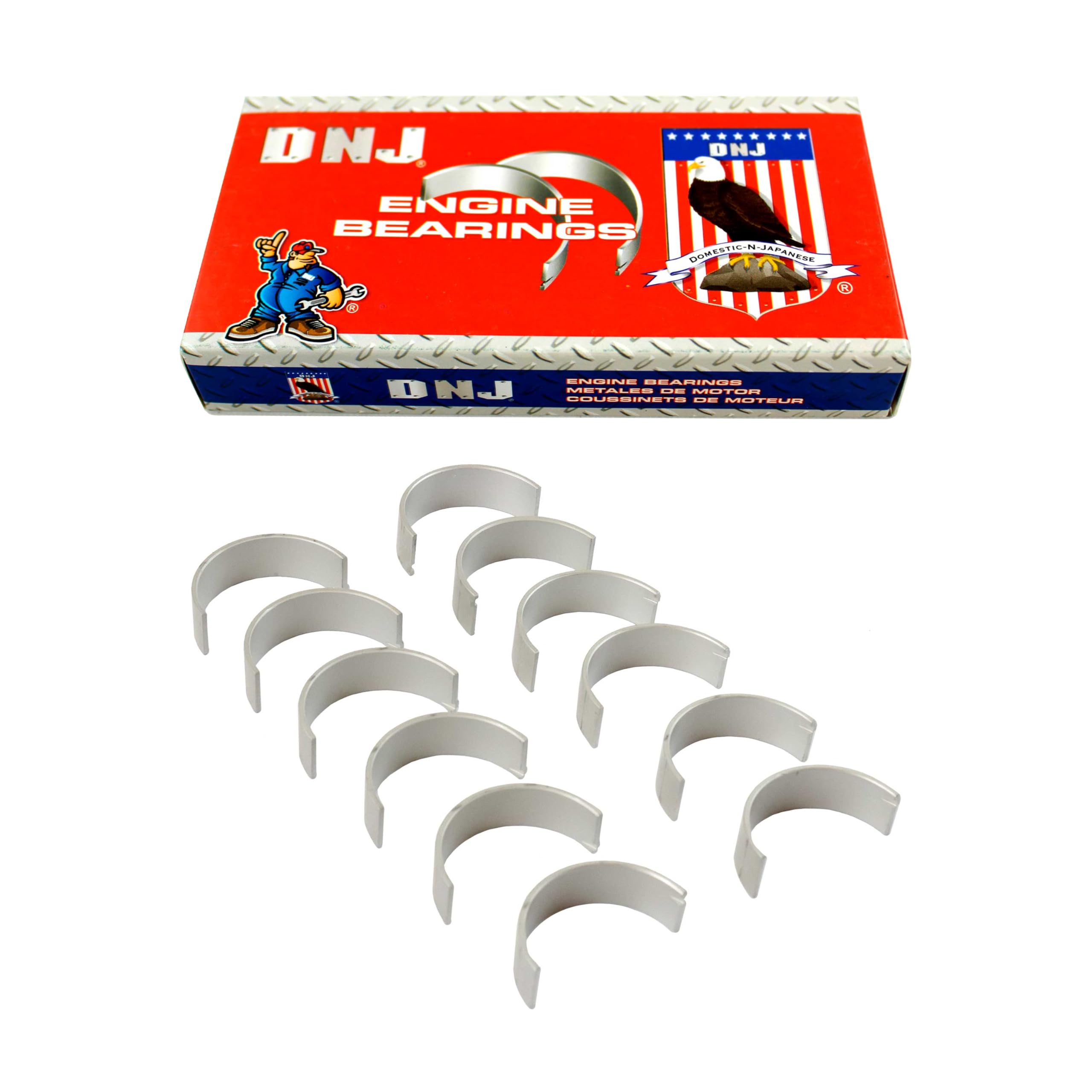 Dnj Rb856 Rod Bearings Set Standard Size For 07-16 Bmw 3.0L L6 Dohc Turbocharged N55B30A,N54B30A