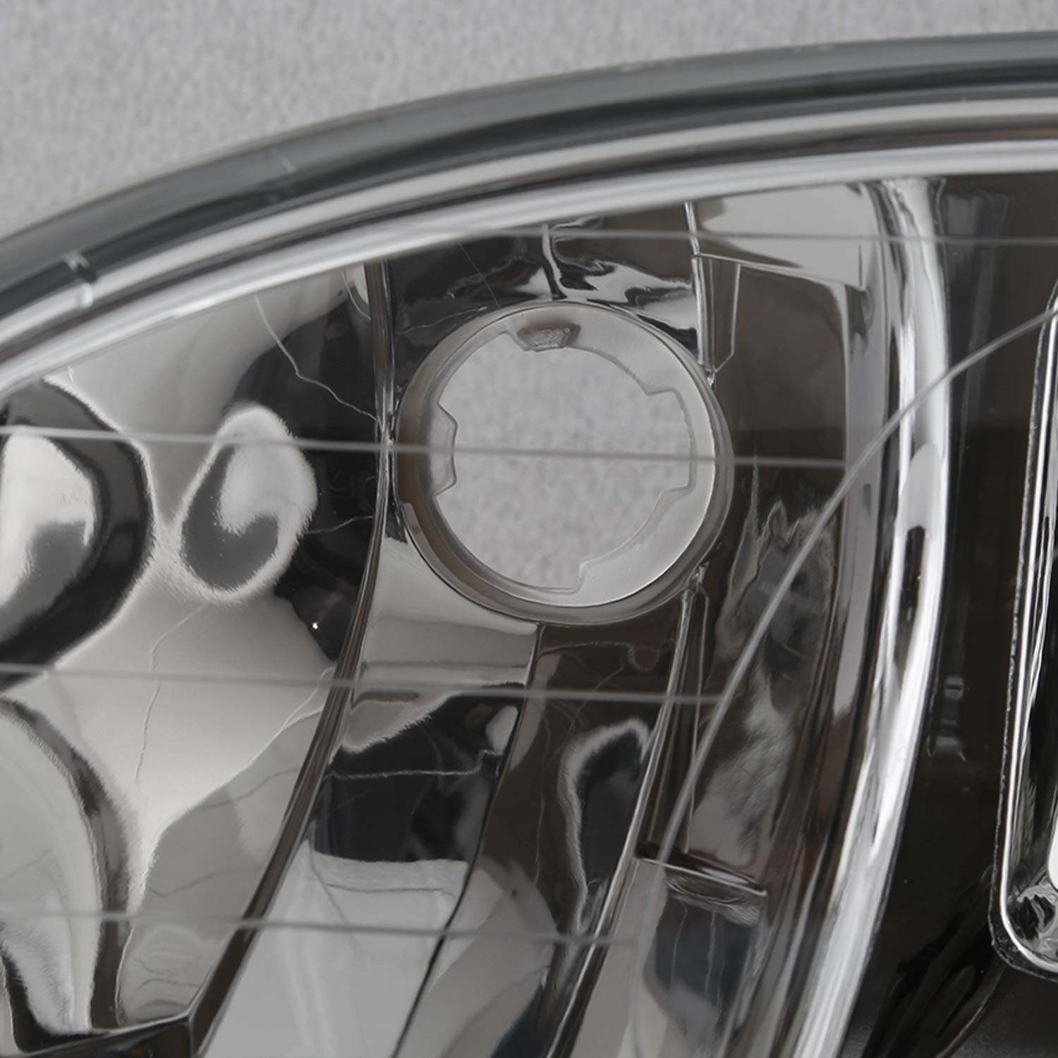 Akkon - For 2005-2015 Peterbilt Class 8 Trucks 325 384 386 330 335 337 340 348 382 Oe Chrome Housing Headlights