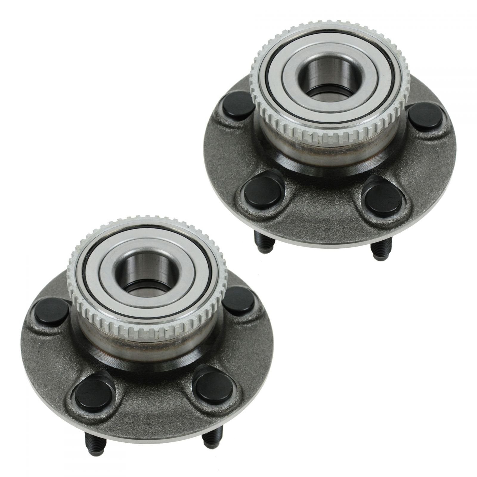 Trq Rear Wheel Hub Bearings Assembly Set Compatible With 1998-2000 Ford Taurus 1999-2000 Mercury Sable