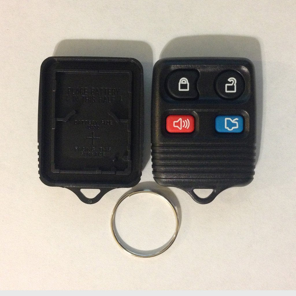 Ri-Key Security - New Replacement Alarm Remote Shell Pad Button For Ford Focus 2000-2009 Keyless Key 4 Button Fob Case.