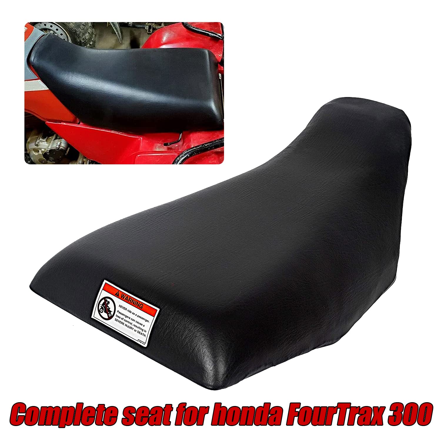 Hecasa Atv Complete Seat Set New Compatible With 1988-2000 Honda Trx300 Trx 300 Fw Fourtrax 4X4 Comfy Sturdy