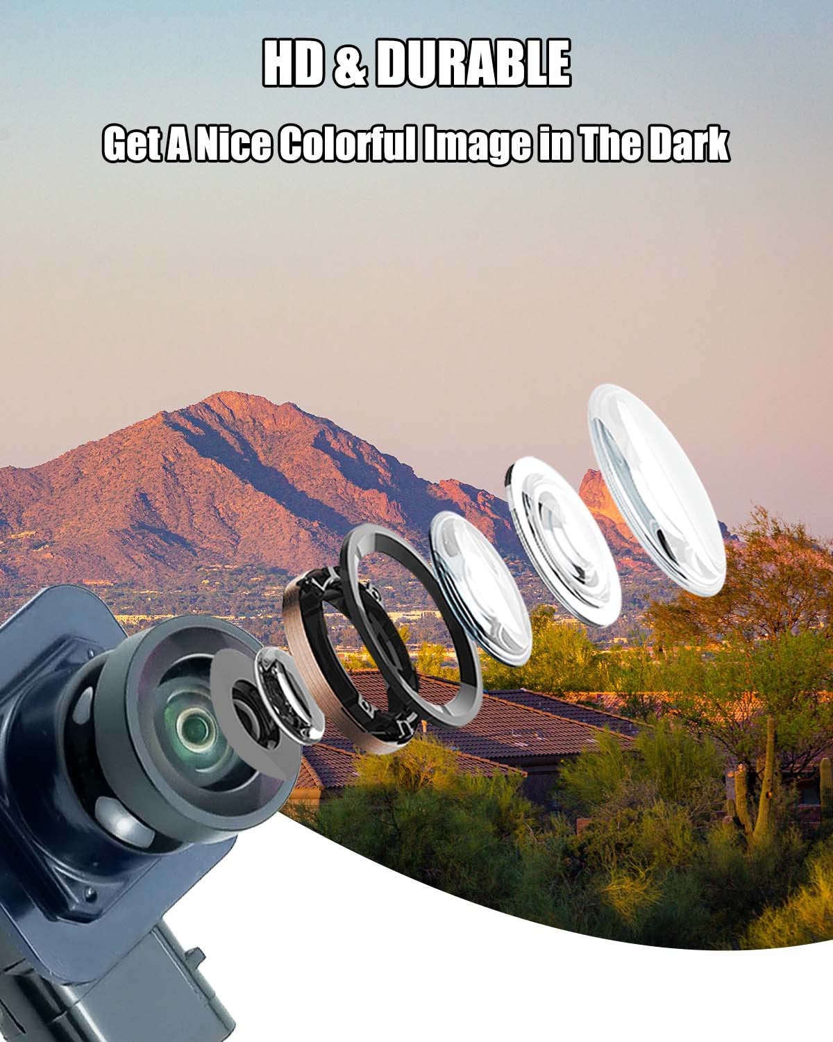 Reverse Backup Camera Fits For Ford Flex 2013-2019 Rear View Backup Camera Da8Z-19G490-A, Da8Z-19G490-C, Ea8Z-19G490-A, Ga8Z-19G