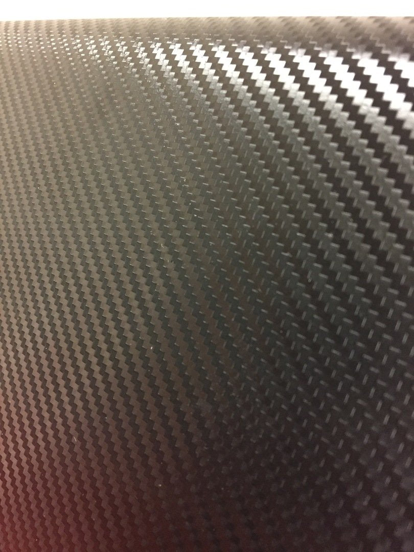 Vvivid+ Premium Black Carbon Fiber Vinyl Wrap Film (1/2Ft X 5Ft)