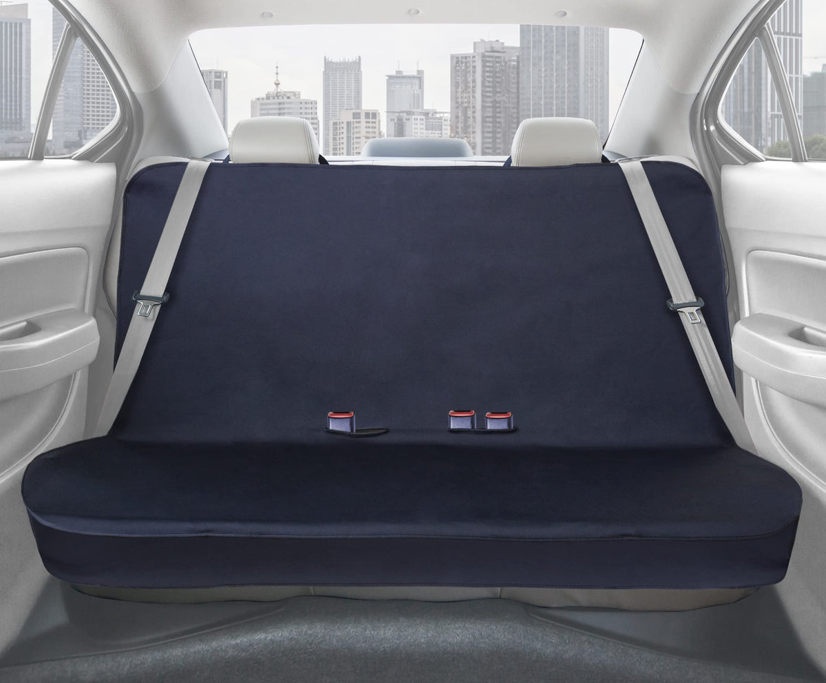 GOODYEAR, Neoprene Waterproof Car Back Seat Cover, Universal Fit Automobile Bench Cover, Backseat Protector for Adults, Kids, an