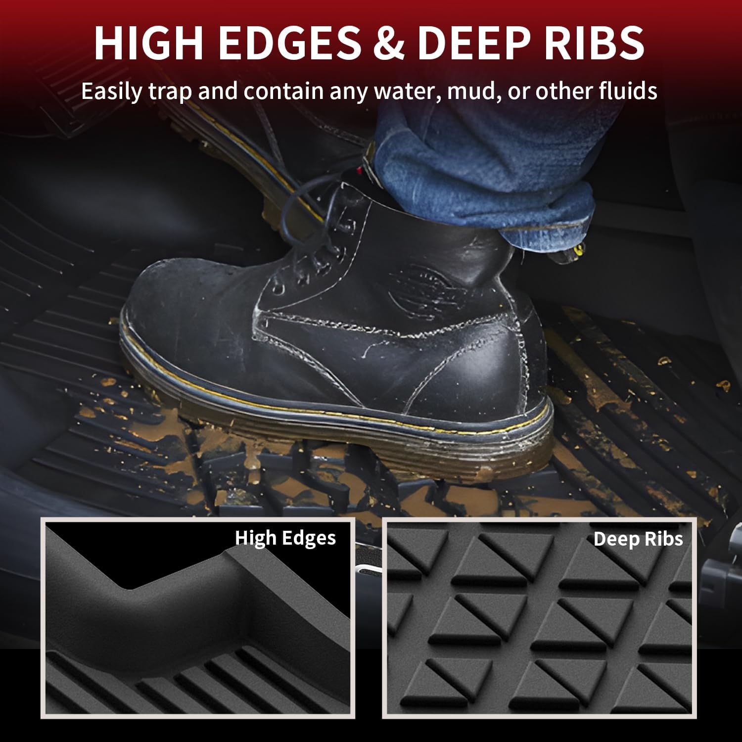 Lasfit Floor Mats & Cargo Liner For Bmw Ix 2022 2023 2024 2025 2026 Xdrive50 M60, All Weather Protection Floor Liners, Tpe Car M