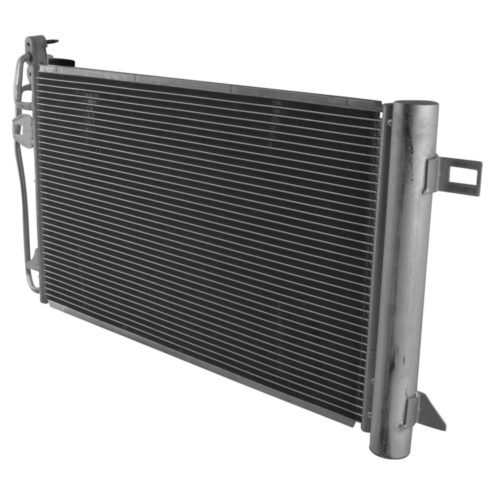 TRQ Air Conditioning A/C Condenser Receiver Drier Compatible with 2010-2012 Ford Fusion 2011-2012 Lincoln MKZ 2010-2011 Mercury