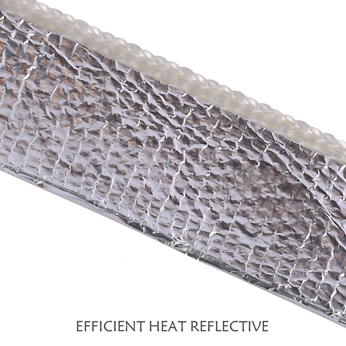 Autoec Heat Shield Tape, Self-Adhesive Heat Reflective Tape Roll, Adhesive Backed Heat Barrier For Car, Truck, Motorcycle (1.5''