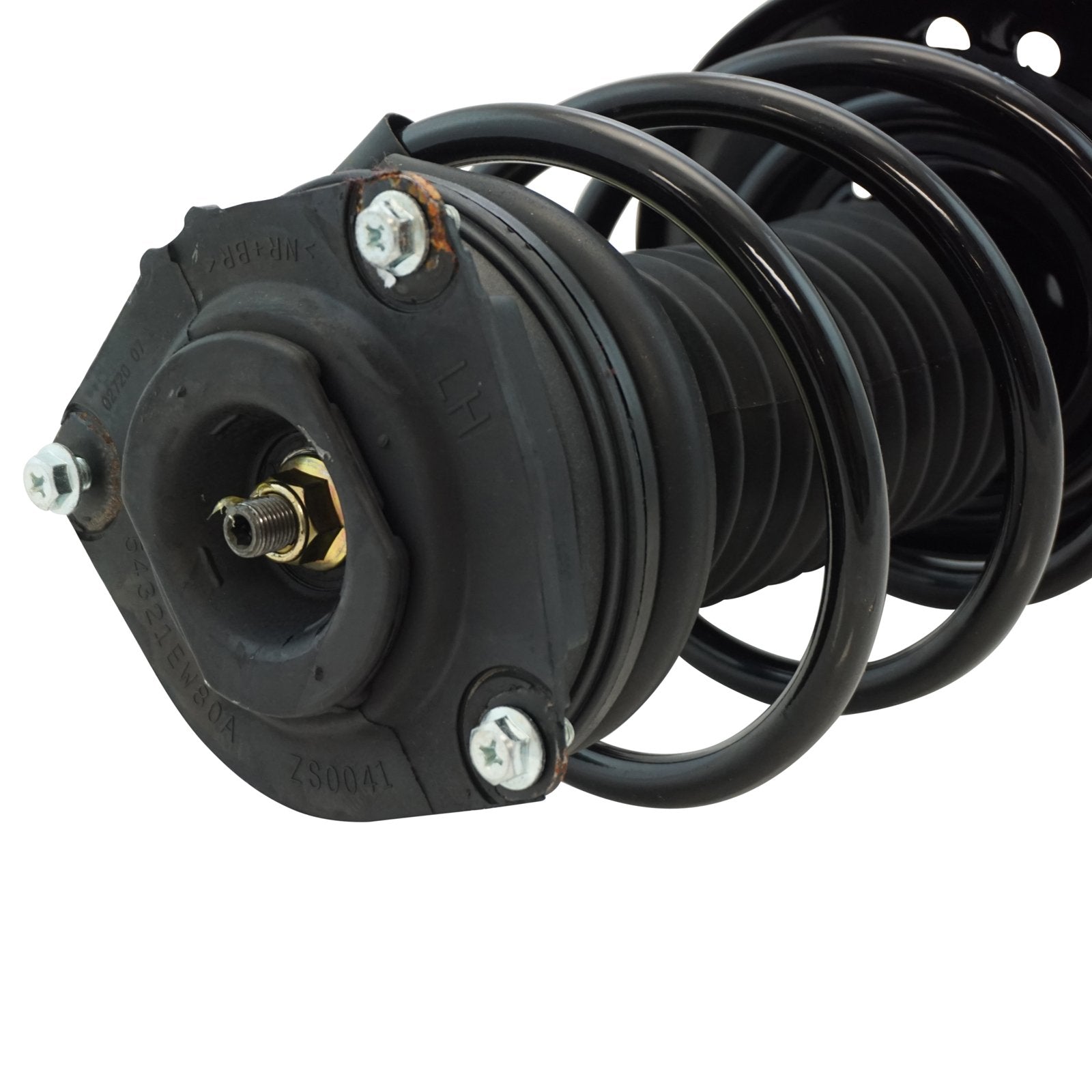 Trq Front Strut & Coil Spring Assembly Set Driver & Passenger Sides Compatible With 13-19 Nissan Sentra