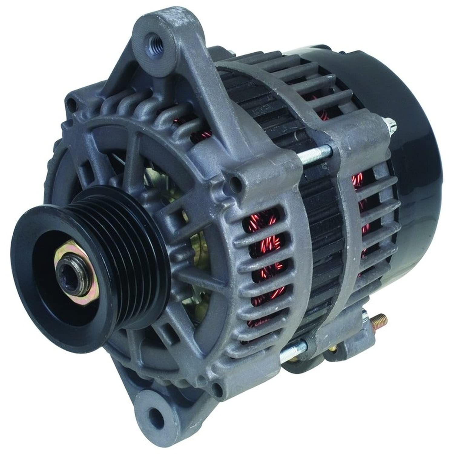 New Alternator Compatible With 1998-2002 Mercruiser I/O 4.3 V6 5.0 5.7 V8 8.1 Carb Efi Mpi Ho 70 Amp 19020611 19020612, Adr0316,