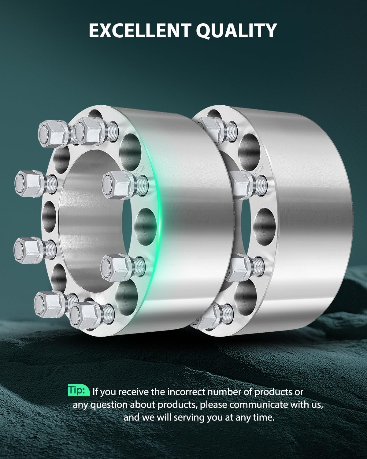 Scitoo 2X 8 Lug Wheel Spacer Adapters 3 Inch 8X6.5 To 8X6.5 For F250 Wheel Spacers For F350 Wheel Spacers 1988-1998 For Ram 2500 3500 Wheel Spacers 1994-2011