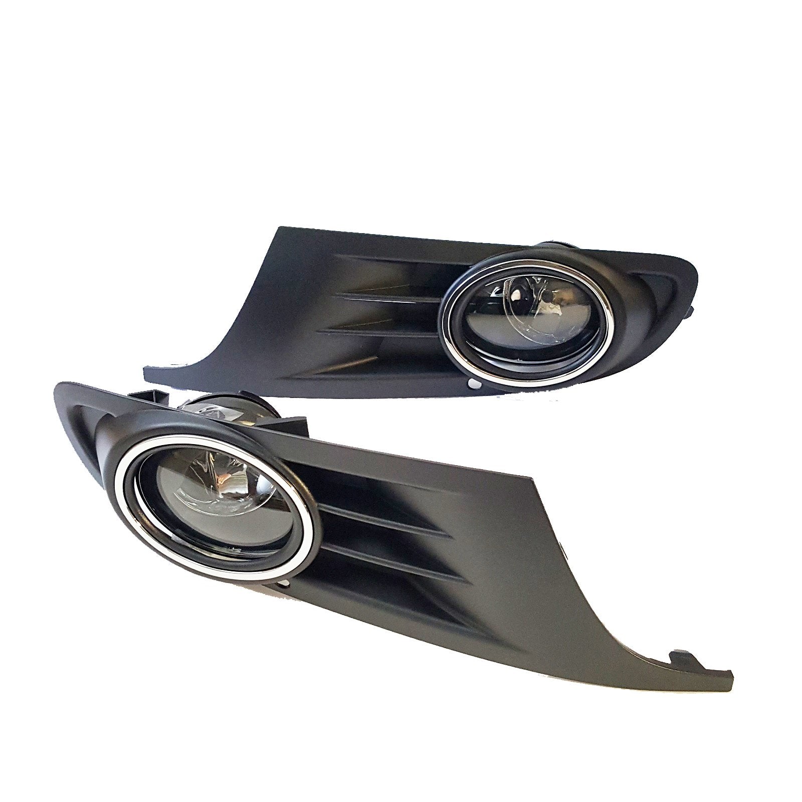 Ledin Fog Lights Compatible For 2010-2014 Golf Mk6 Jetta (Oe Style Clear Lens With Switch, Wires, Bulbs, Bezels)