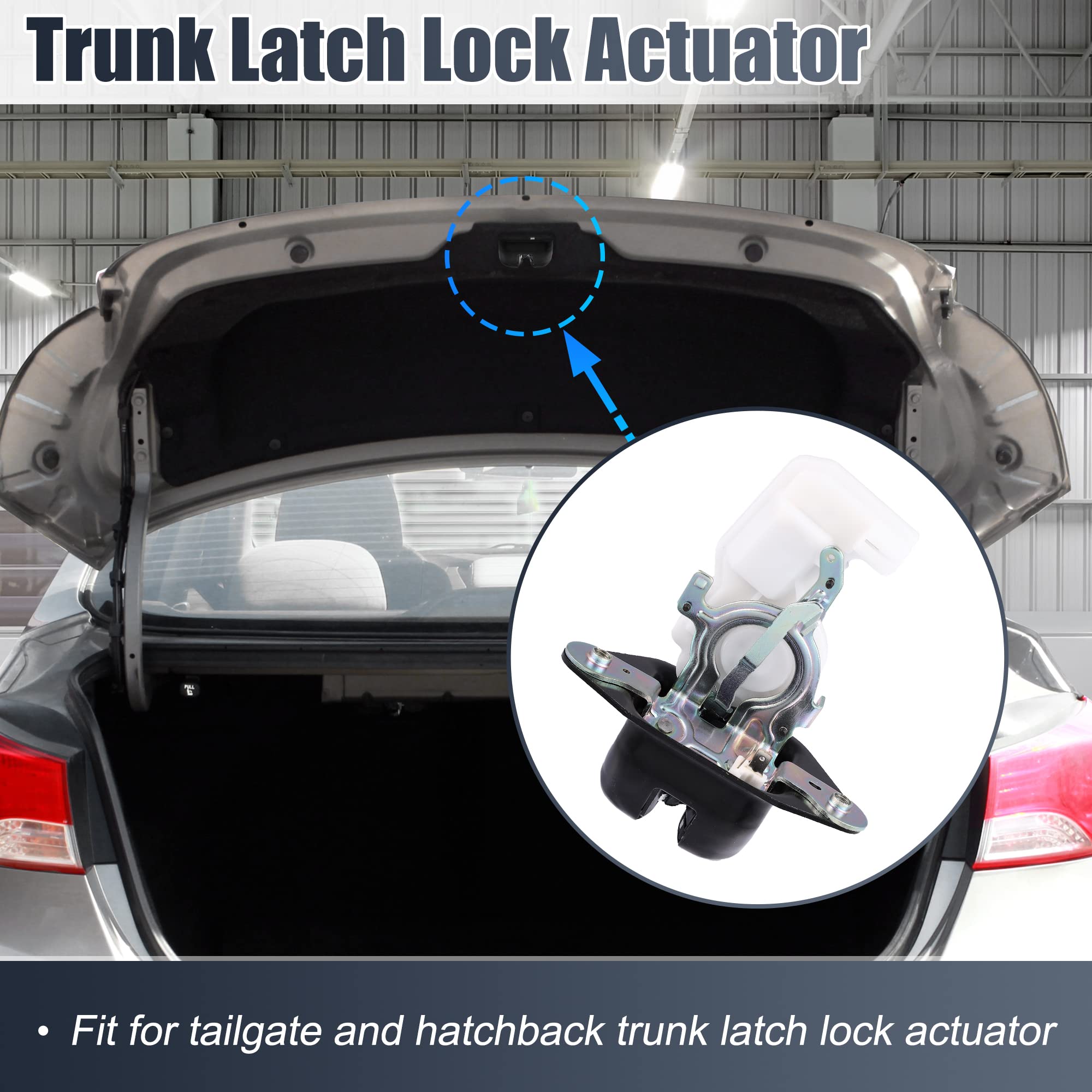 X AUTOHAUX Trunk Lock Actuator Rear Tailgate Latch Actuator for Honda CR-V CRV 2007-2011 for Honda Pilot 2009-2011 74800-SMG-G01