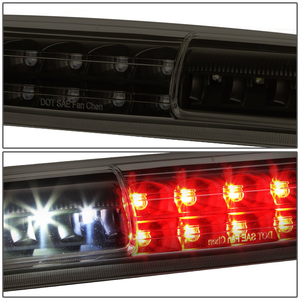 Dna Motoring 3Bl-Gmc99-Led-Bk-Sm Led Third Brake Light