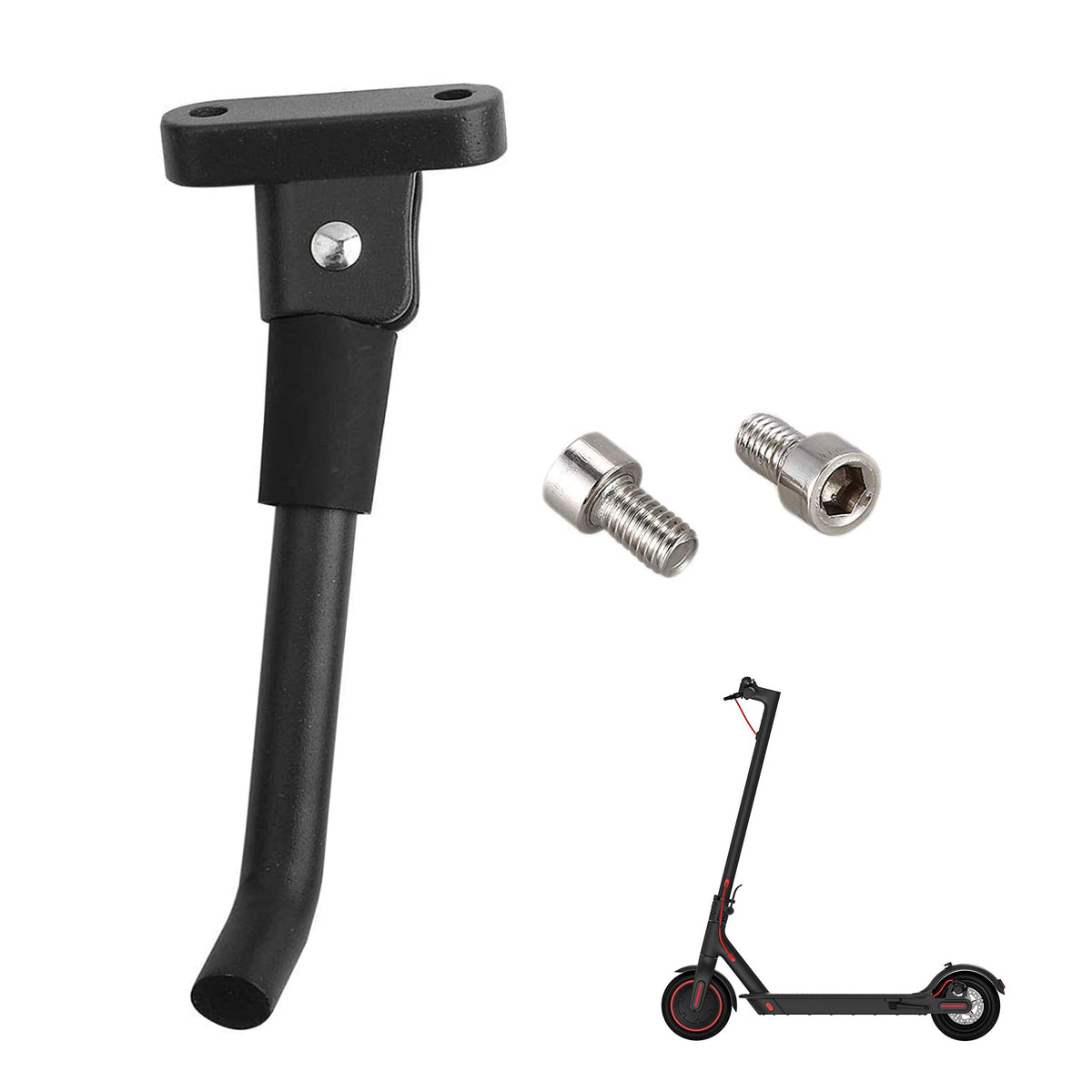 Yungeln Scooter Parking Stand Kickstand Compatible For Xiaom 1S/M365/Pro 2 Scooter Kickstand Foot Support Bracket Side Kickstand Parking Stand,Replacement Repair Parts Accessories