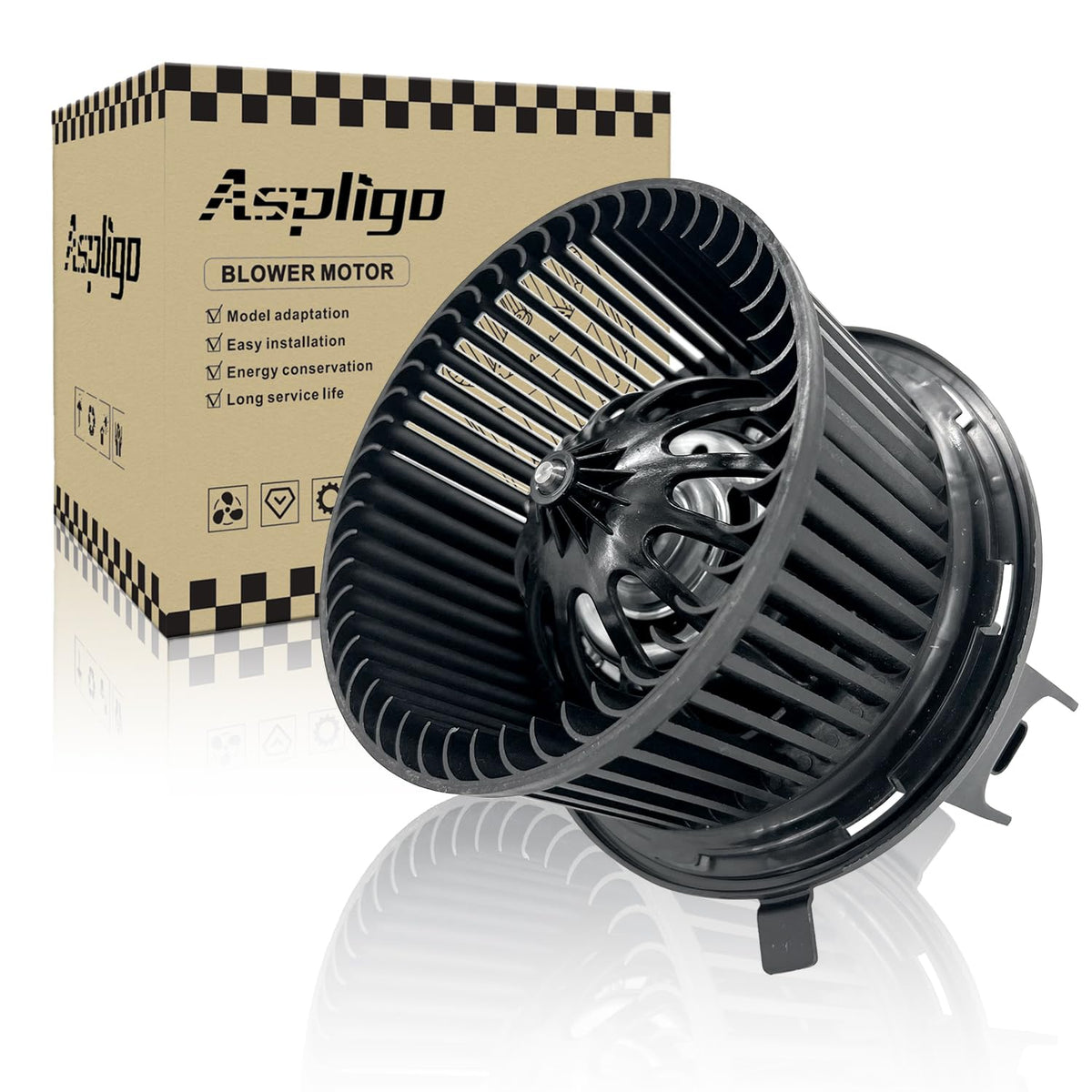 Aspligo 700154 Ac Heater Blower Motor Fan Assembly Fit For Jeep Liberty 2002-2007 ,Wrangler 2002-2006 5066553Aa, 68028890Aa