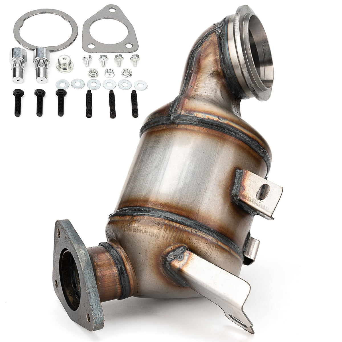 Fomiuzy Catalytic Converter Kit Fit Chevy Cruze 2011 2012 2013 2014 2015 2016 Sonic 2012-2017 2018 2019 2020 Trax 2015-2021 Buick Encore 2013-2021 1.4L Replaces 674-854 16659