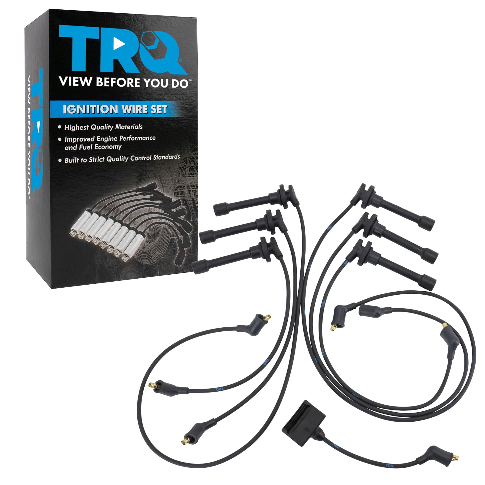 Trq Spark Plug Wire Set Compatible With 1995-1997 Honda Accord