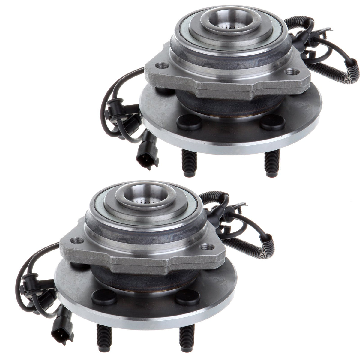 ECCPP Replacement for 513176 Driver Left side and 513177 Passenger Right side Wheel Hub Bearings for 02 03 04 05 06 07 Jeep Libe