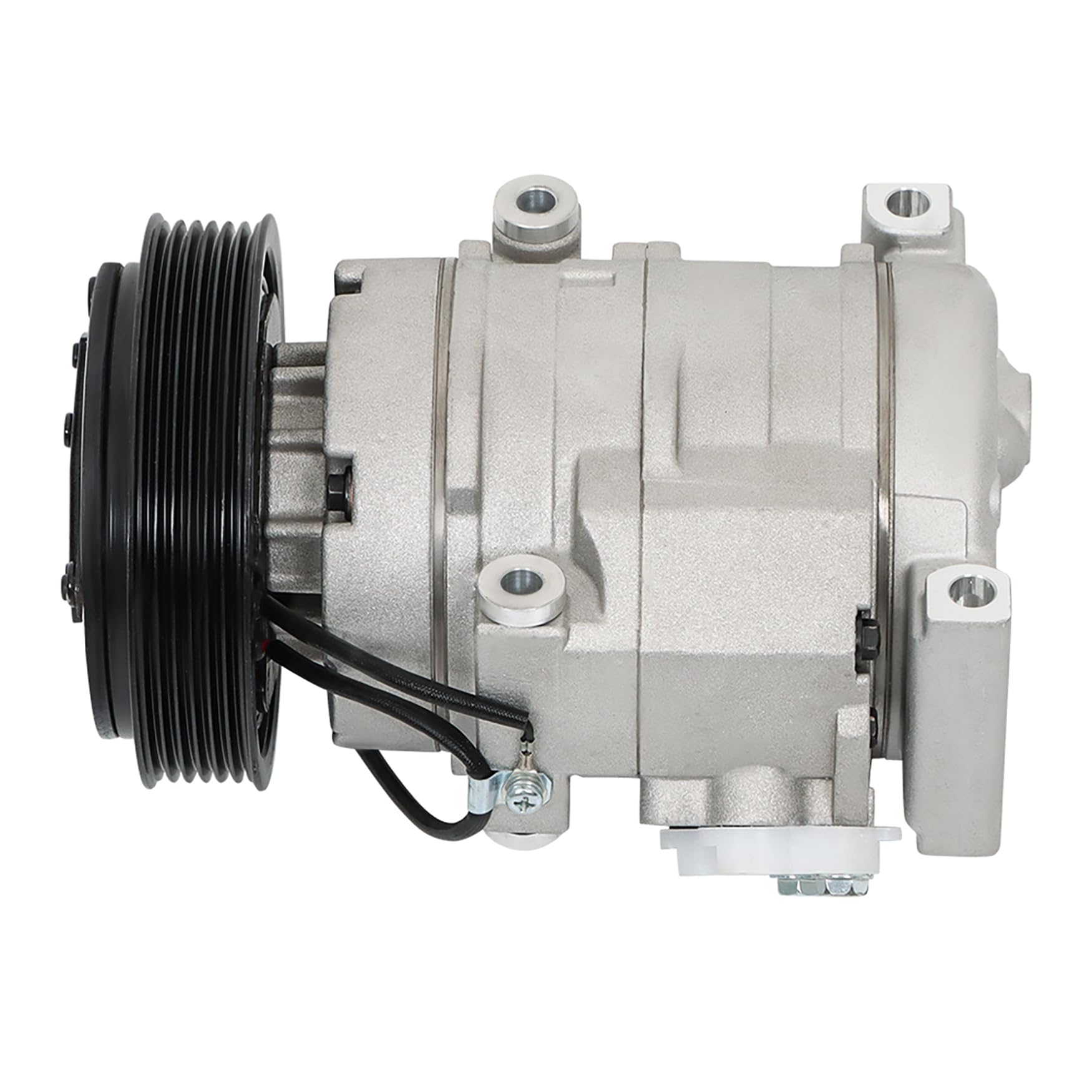 WFLNHB AC Compressor & A/C Clutch, A/C Ports 6 Grooves Replacement for Acura MDX 3.5L 2003-2006 Replacement for Honda Odyssey Pi