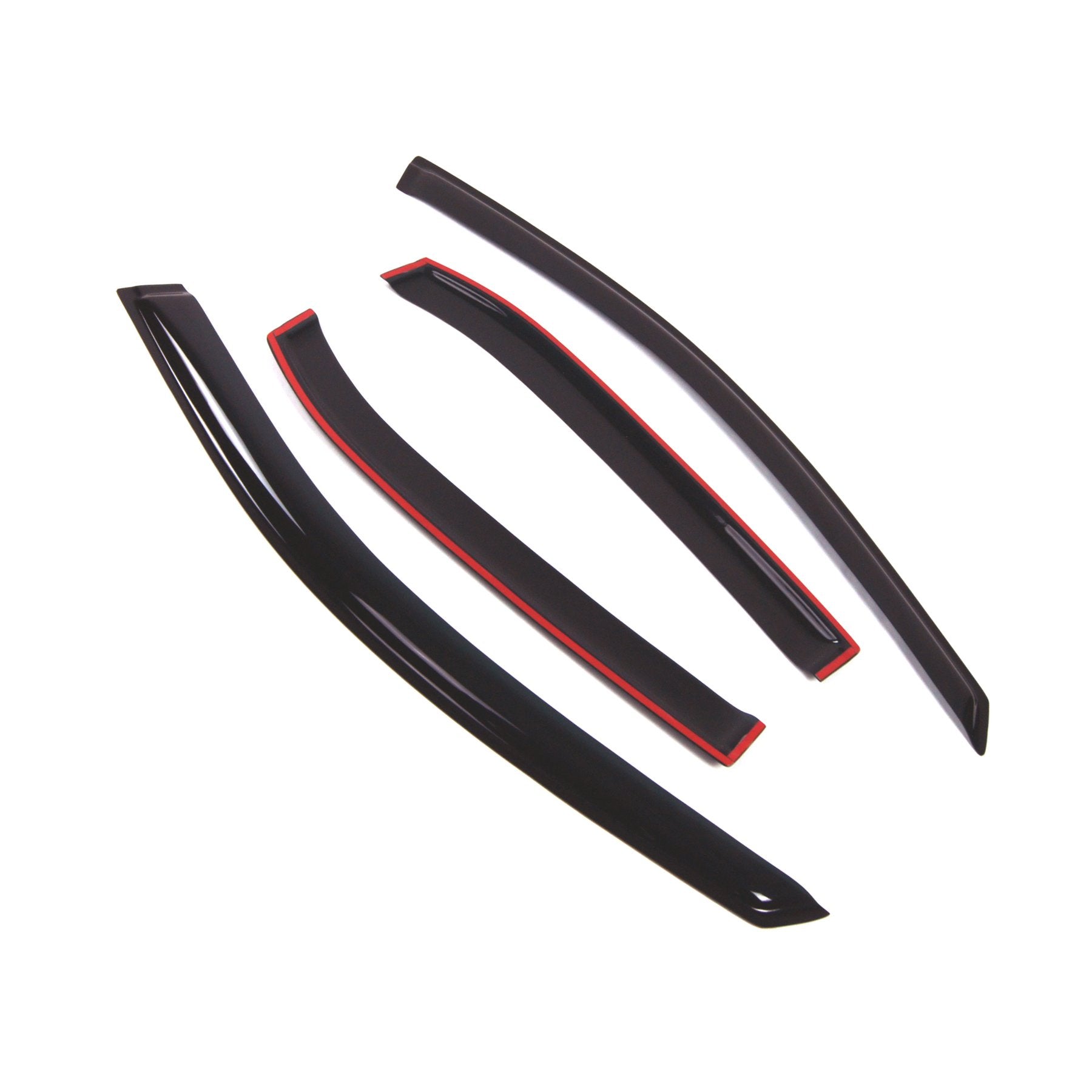 Tuningpros Outside Mount Window Vent Visors Rain Guards Compatible With Toyota Camry 2007-2011 | Side Window Wind Deflectors Rai