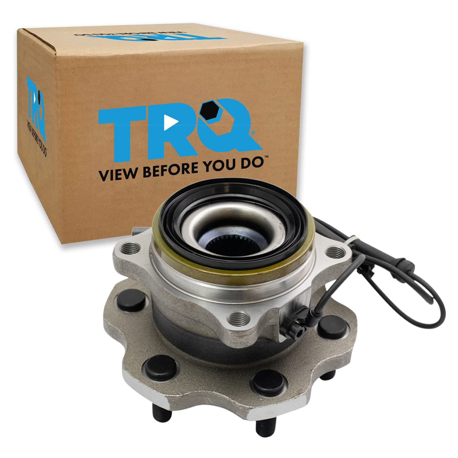 Trq Rear Wheel Bearing & Hub Assembly With Abs Sensor Compatible With 2011-2013 Infiniti Qx56 2014-2022 Qx80 2017-2022 Nissan Ar