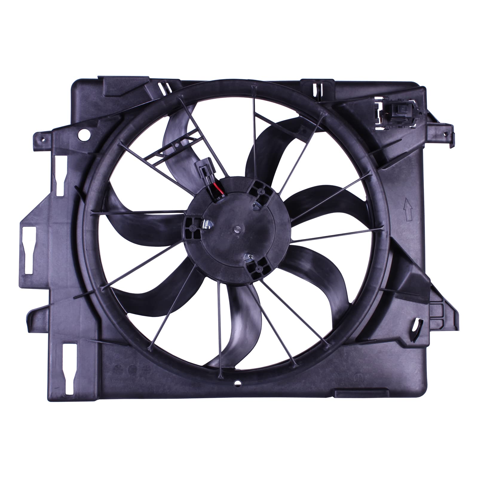 TYG OE Replacement(CAPA Quality) Cooling Fan for 2008-2010 Dodge Grand Caravan/Chrysler Voyager/Town & Country, 2012-2015 Ram CV